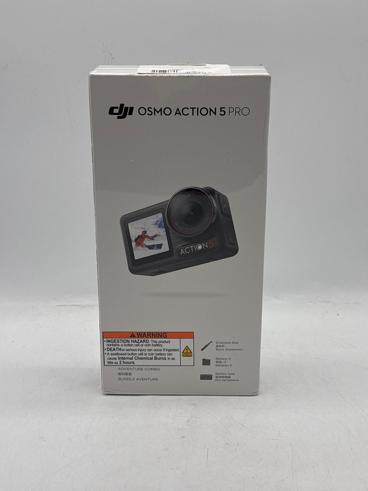 DJI Osmo Action 5 Pro Adventure Combo 4K Action Camera Black - New