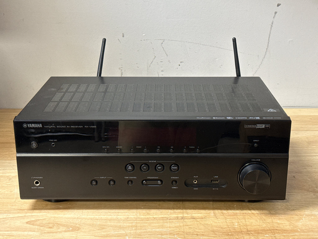 Yamaha RX-V585 7.2 Channel AV Receiver Dolby Atmos DTS X 4K HDR Wi-Fi - Used