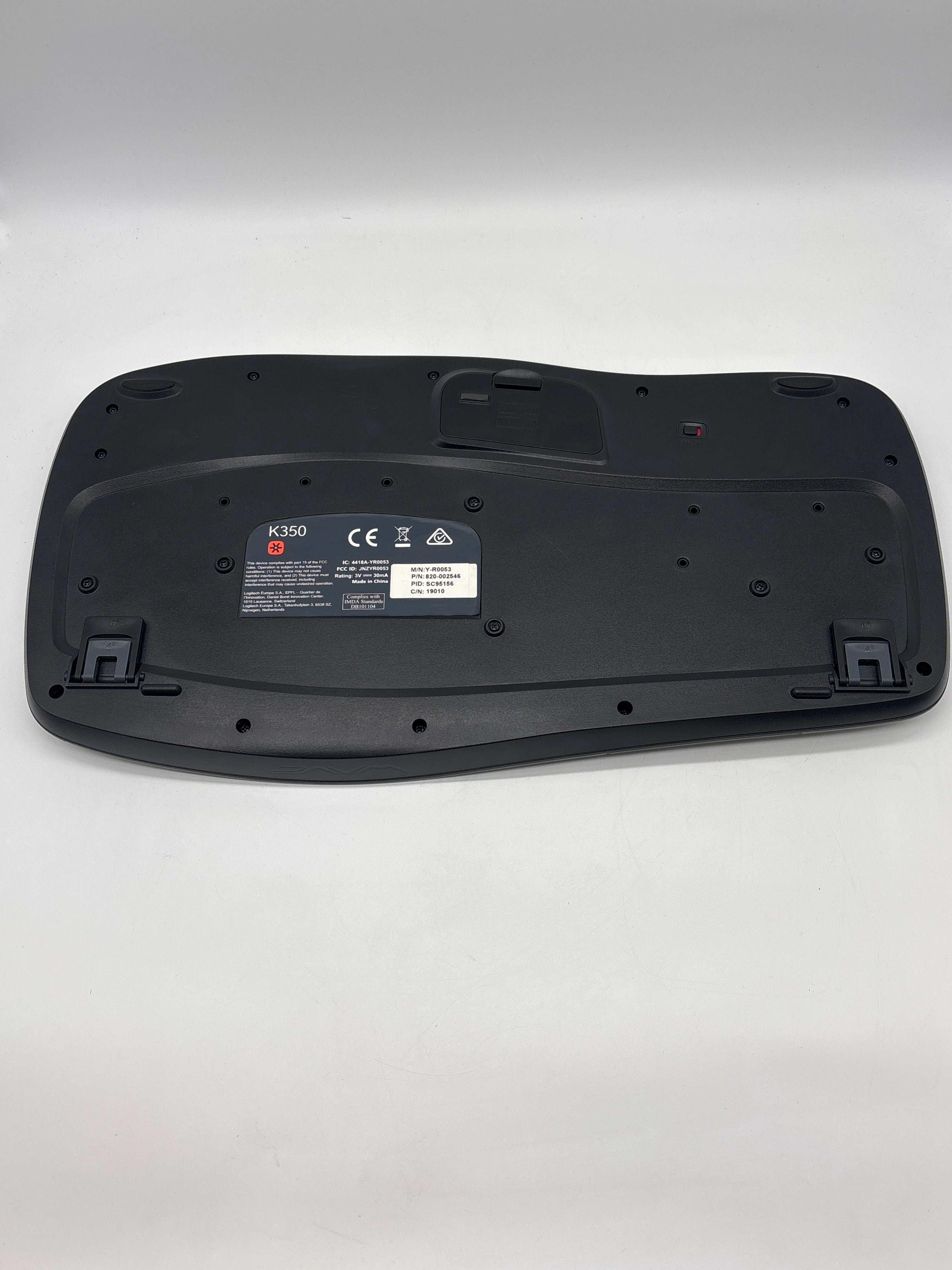 Logitech K350 Wireless Ergonomic Keyboard (with Dongle)