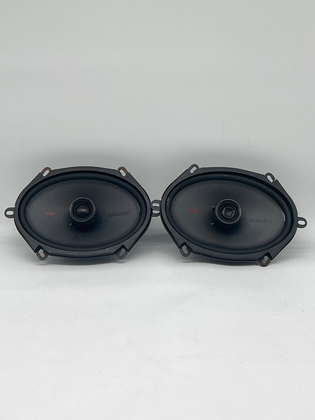 Kicker KSC680 2-Way 4 Ohm Coaxial Speaker Pair - Untested
