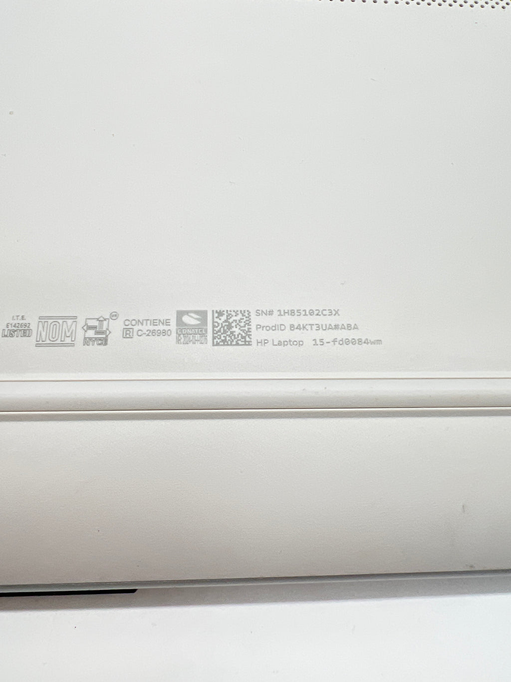 HP 15-FD0084WM Silver Laptop Intel N200 4GB RAM 128GB SSD