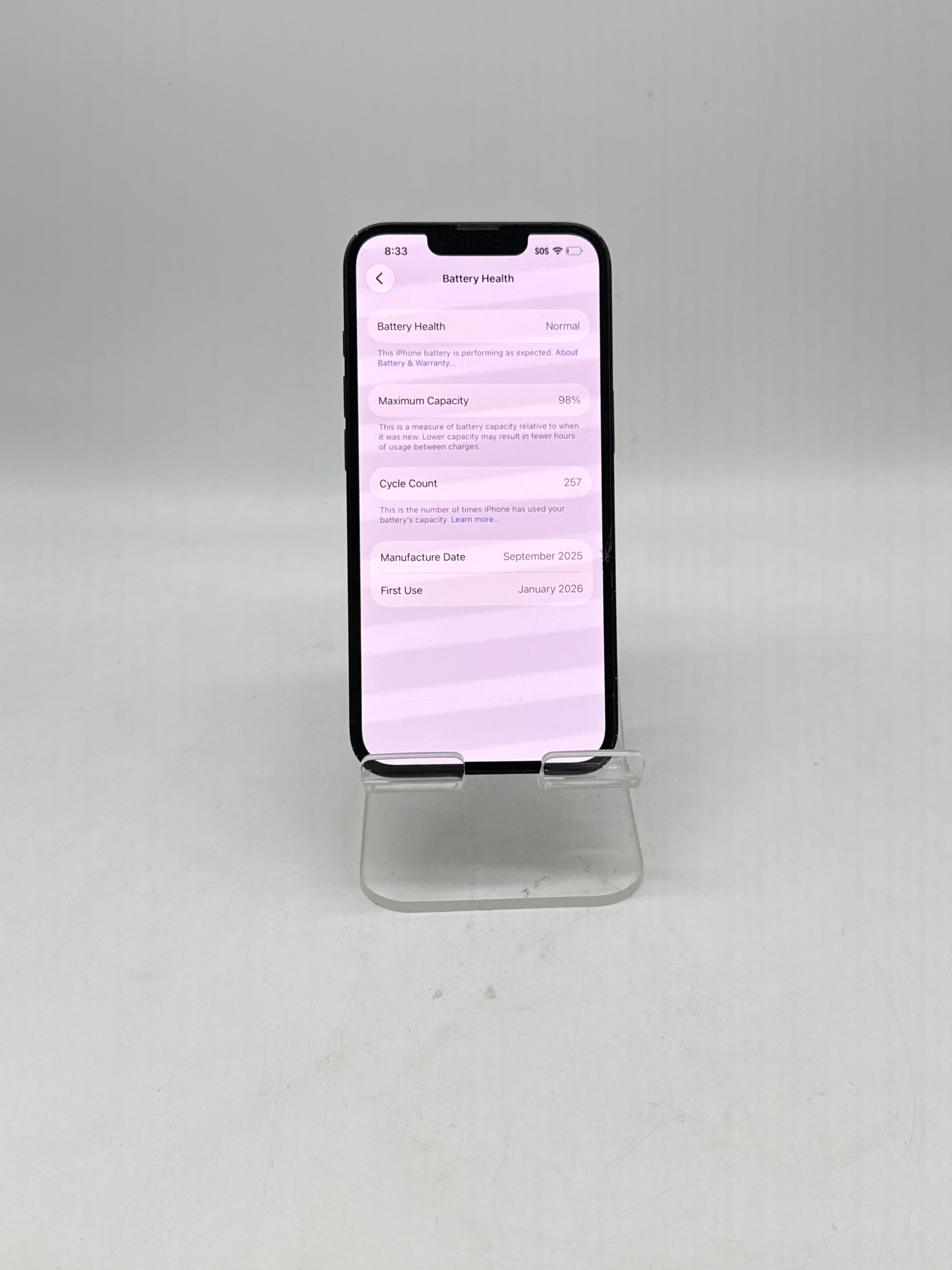 Apple iPhone 16e 128GB A3212 Boost Mobile - Cracked Screen Check ESN