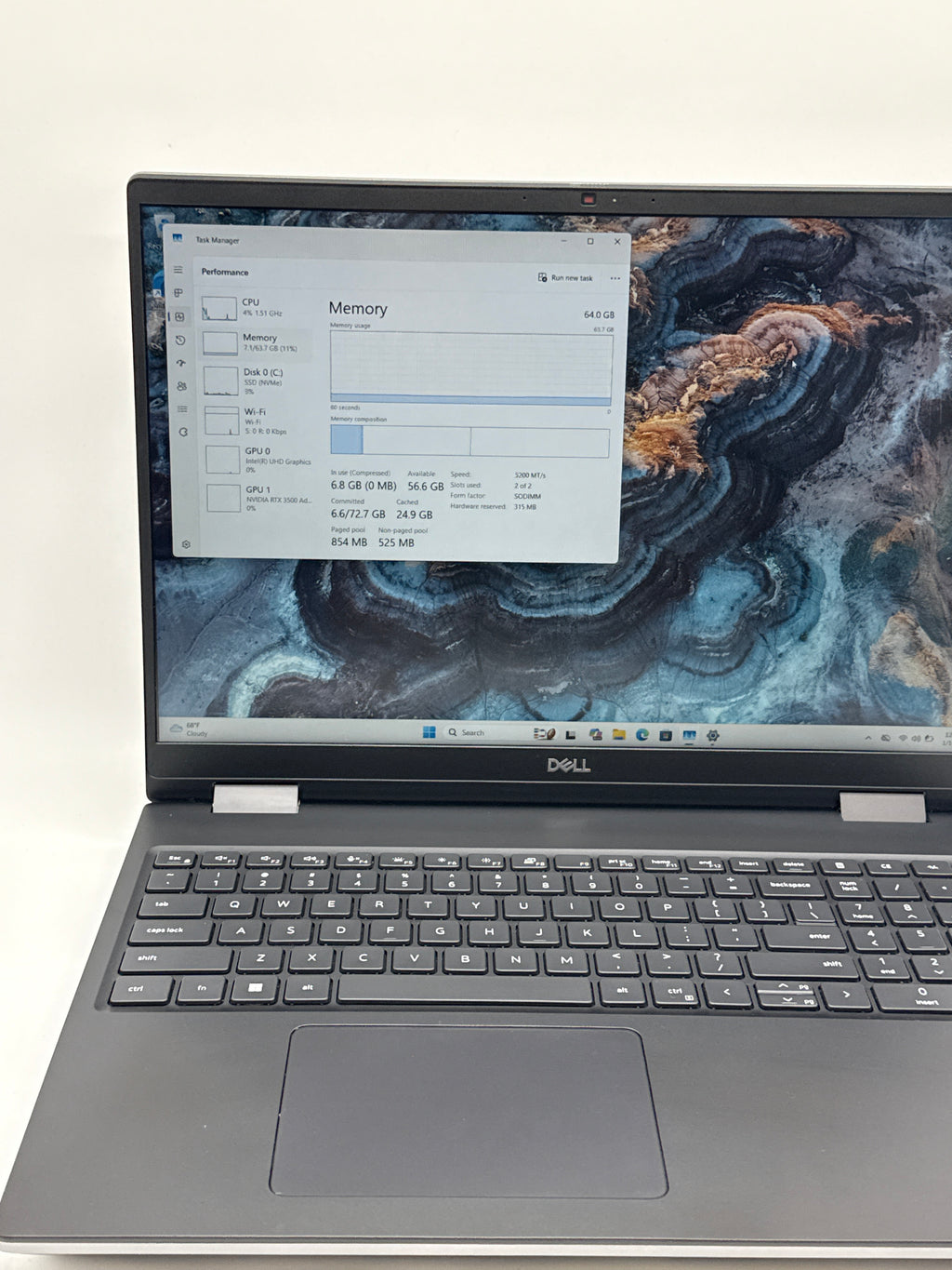 Dell Precision 7680 i9-13950HX 64GB RAM 1TB SSD RTX 3500 ADA