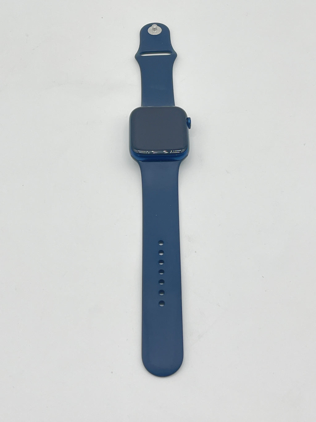 Apple Watch Series 6 44mm Blue Aluminum GPS A2292 Unlocked Sport Band Used