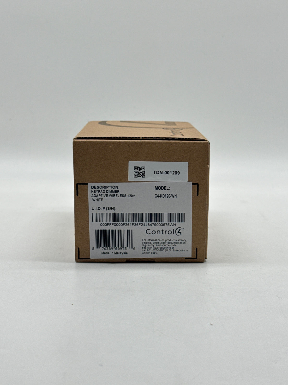 Control4 C4-KD120-WH Wireless Keypad Dimmer 120V ZigBee White - New