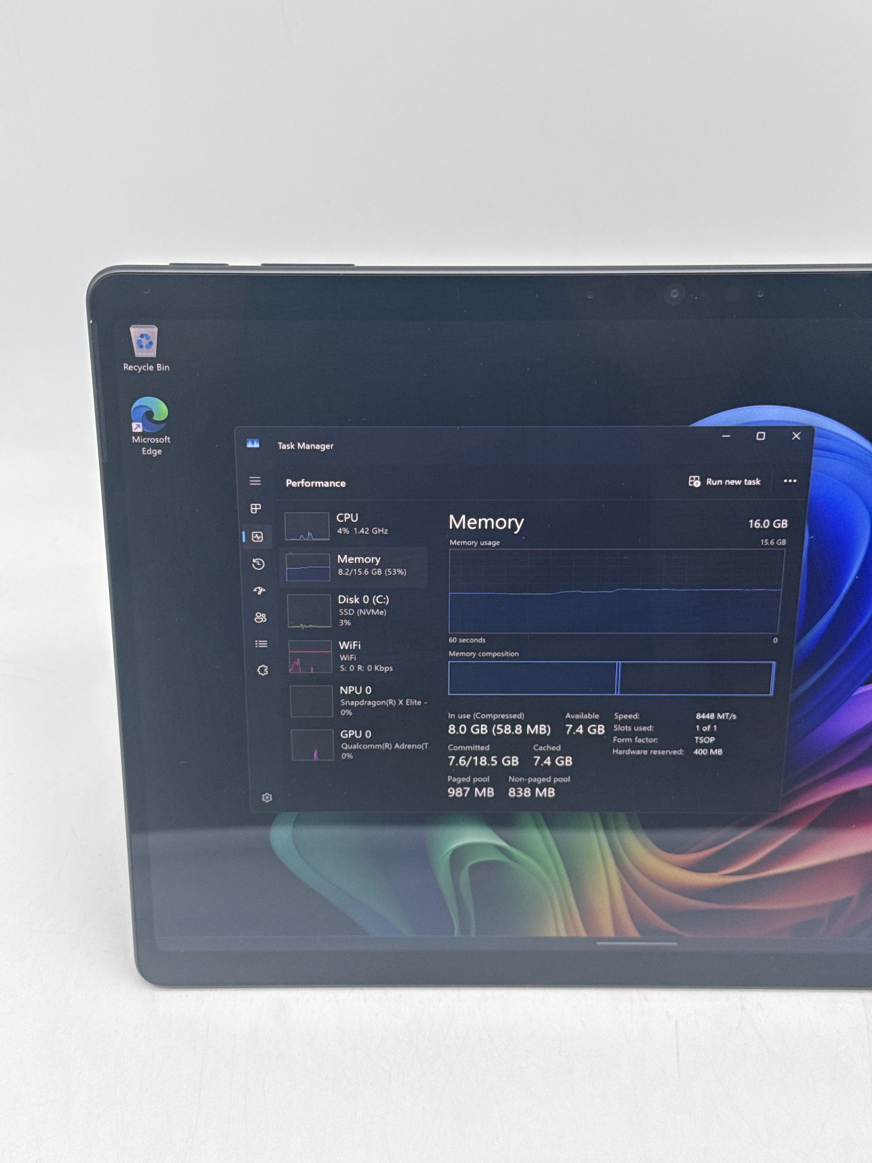 Microsoft Surface Pro 11 2076 Snapdragon X 12-Core 16GB RAM 1TB SSD - Arabic Keyboard