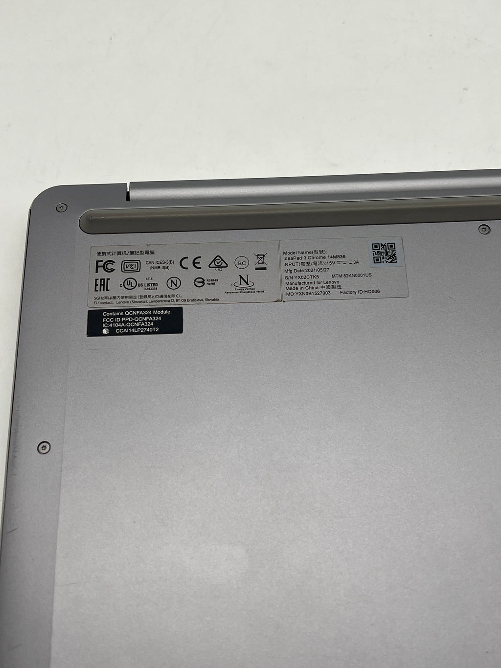 Lenovo ideapad 3 Chrome-14M836 4GB RAM 64GB eMMC - Used