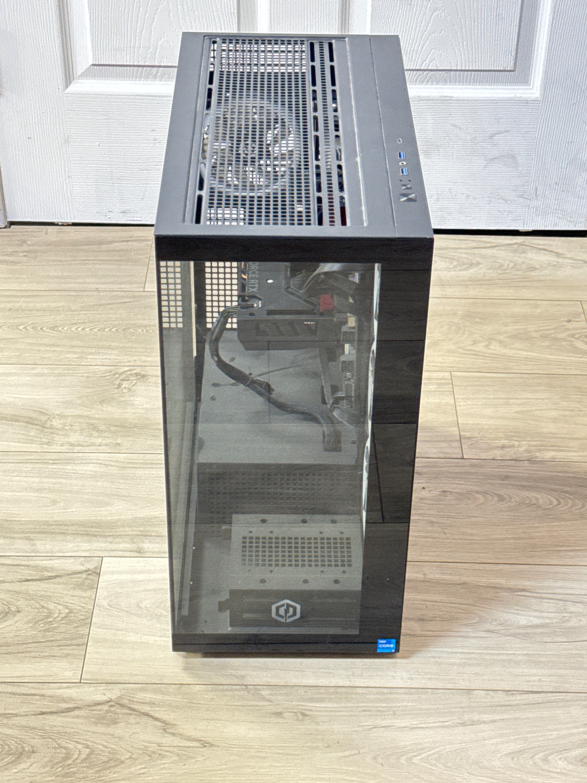 Custom Gaming PC i5-14400F 16GB RAM 1TB SSD RTX 4060 Black - Used