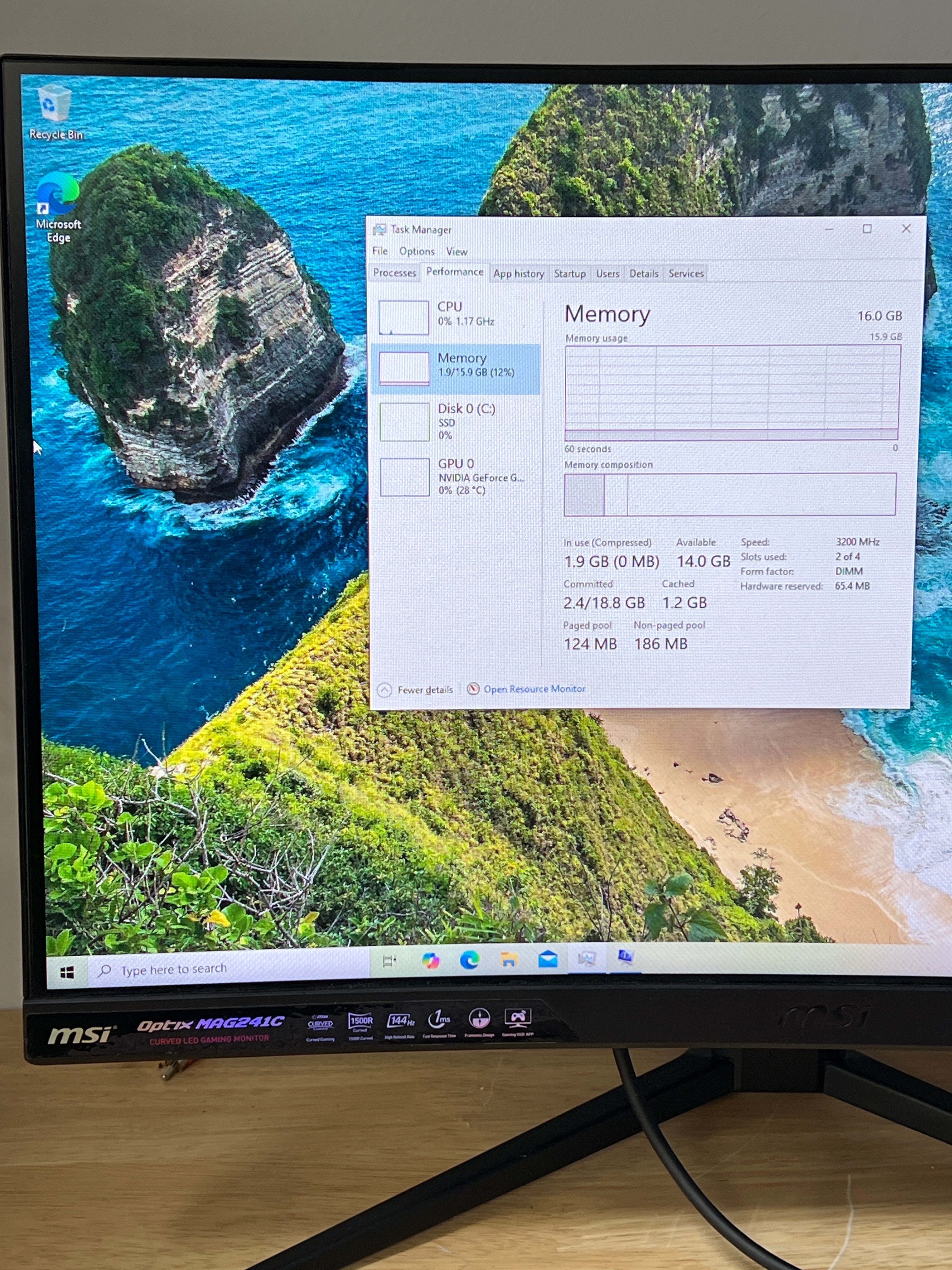 Custom PC i3-9100F 16GB RAM 512GB SSD GTX 1050 Ti - Used
