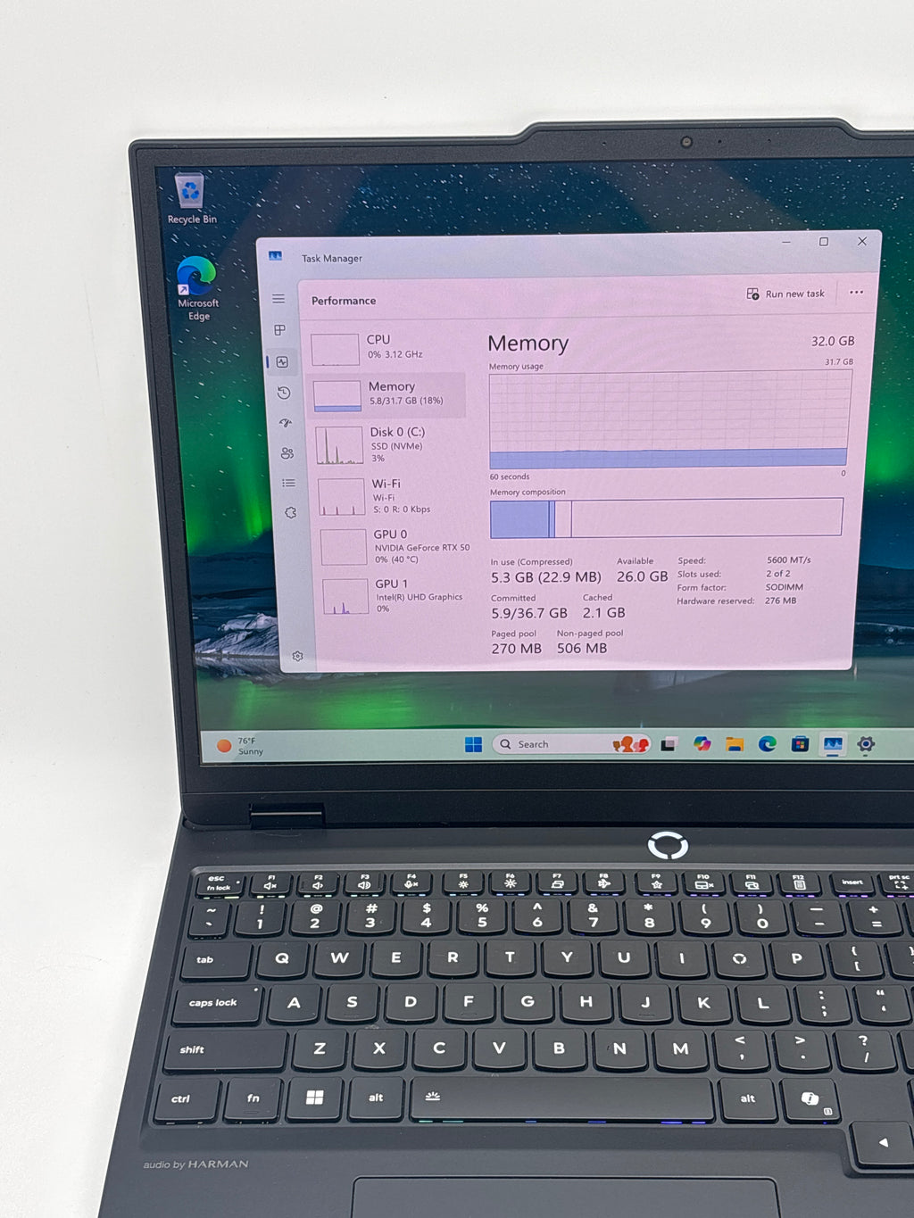 Lenovo Legion 5 15IRX10 i9-14900HX 32 GB RAM 1 TB SSD RTX 5070