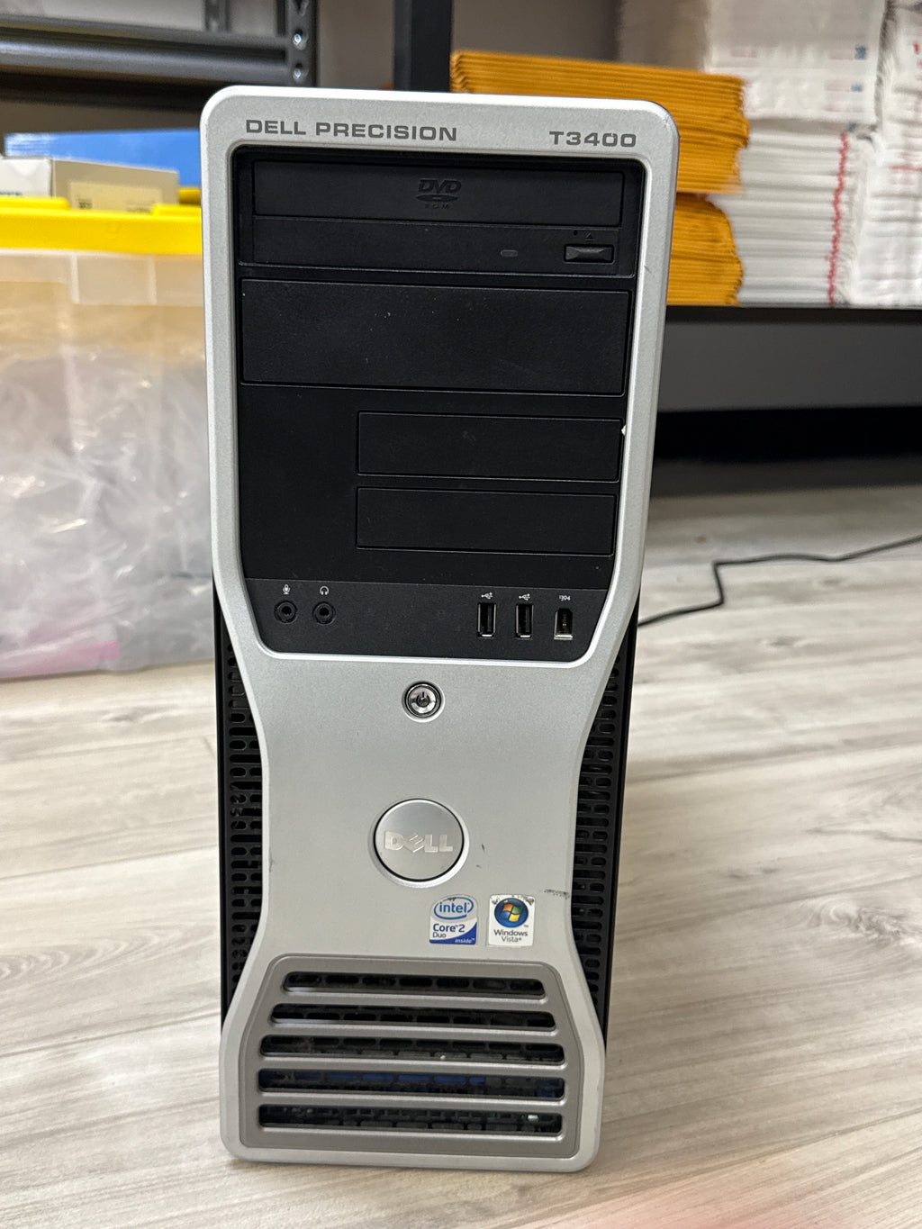 Dell Precision T3400 Tower Desktop Intel Core 2 Duo 4GB RAM 256GB HDD