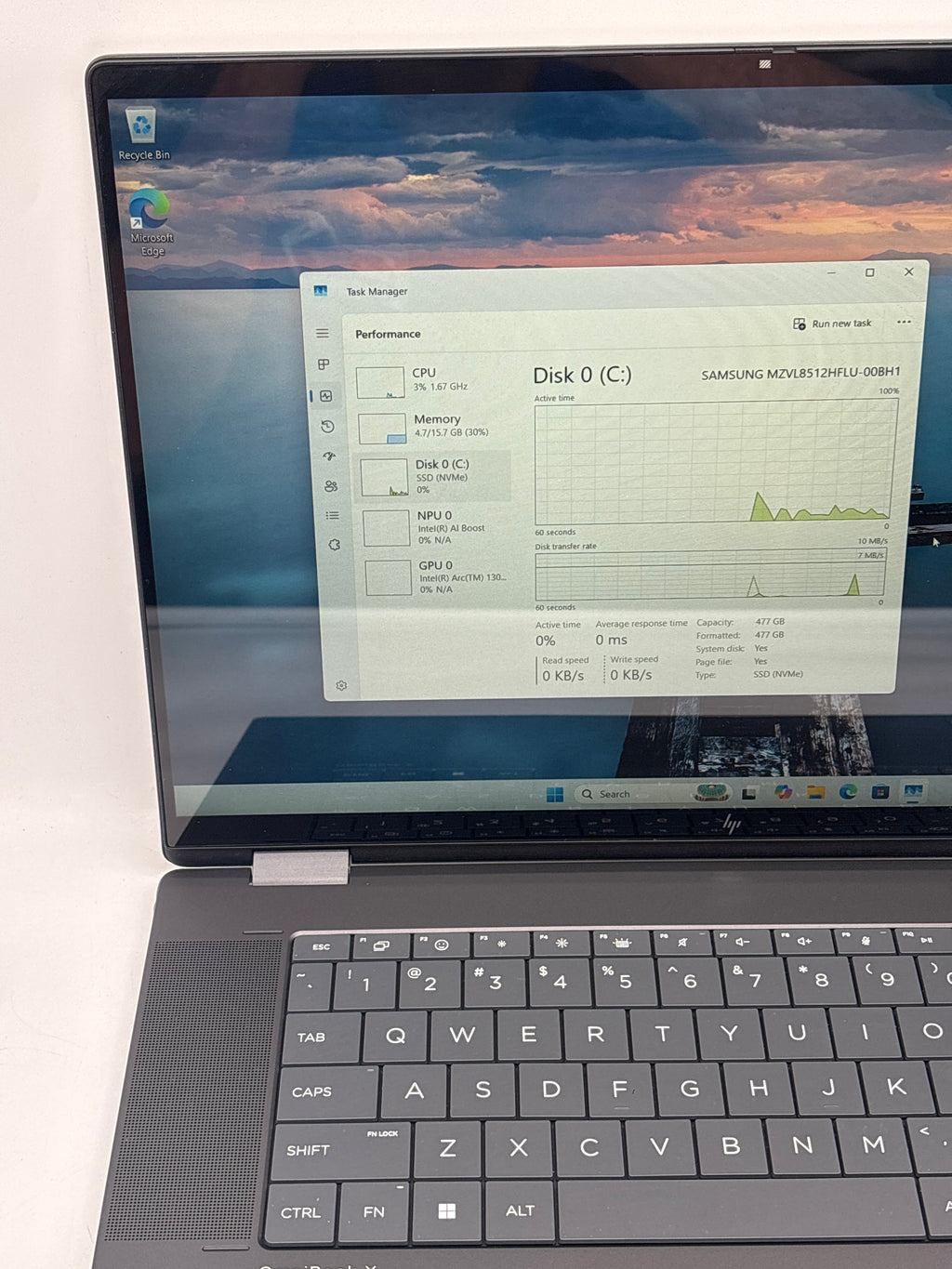 HP OmniBook X Flip 16-as0013dx 16" Core Ultra 5 226V 16GB RAM 512GB SSD - Used