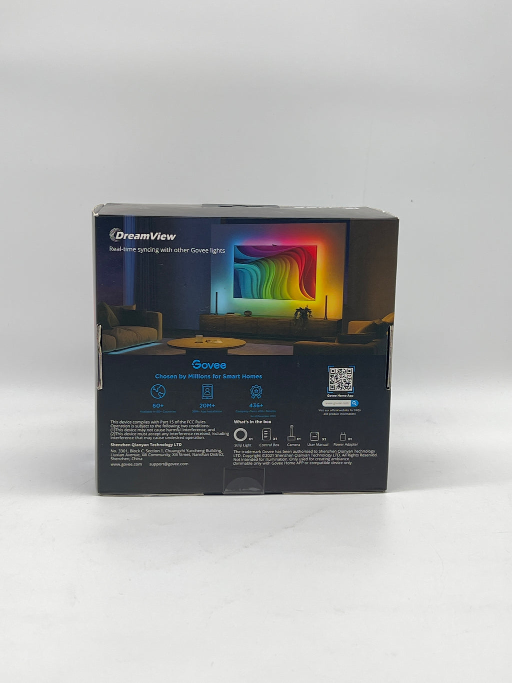 Govee Smart Light Strip (H6098B) - Multicolor LED Indoor Light with App Control
