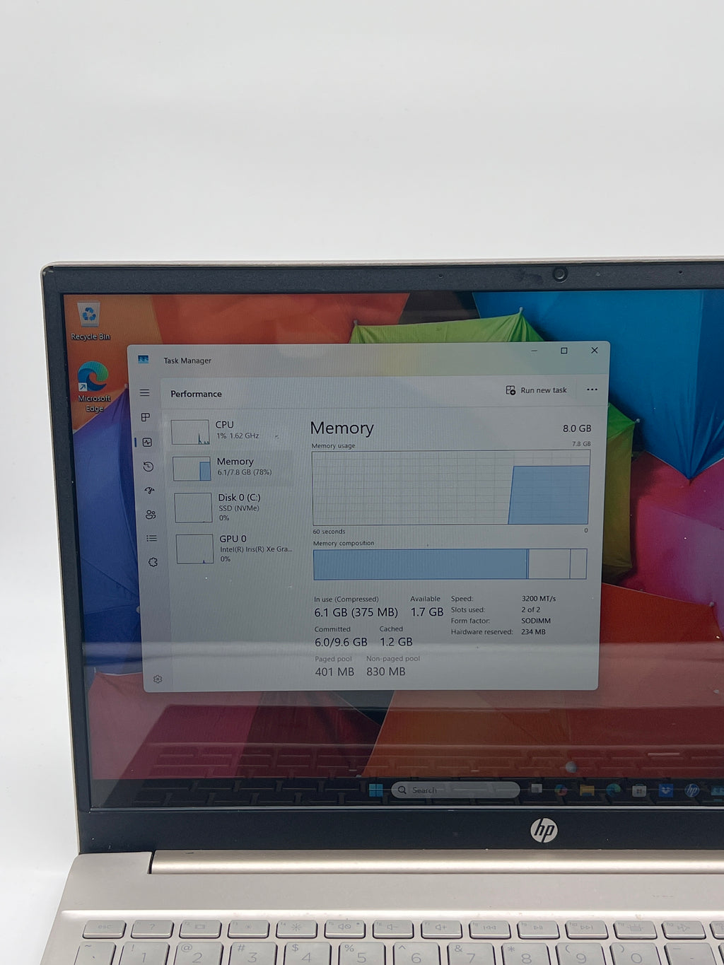 HP Pavilion 15-eg0050wm Core i5-1135G7 8GB RAM 512GB SSD - For Parts