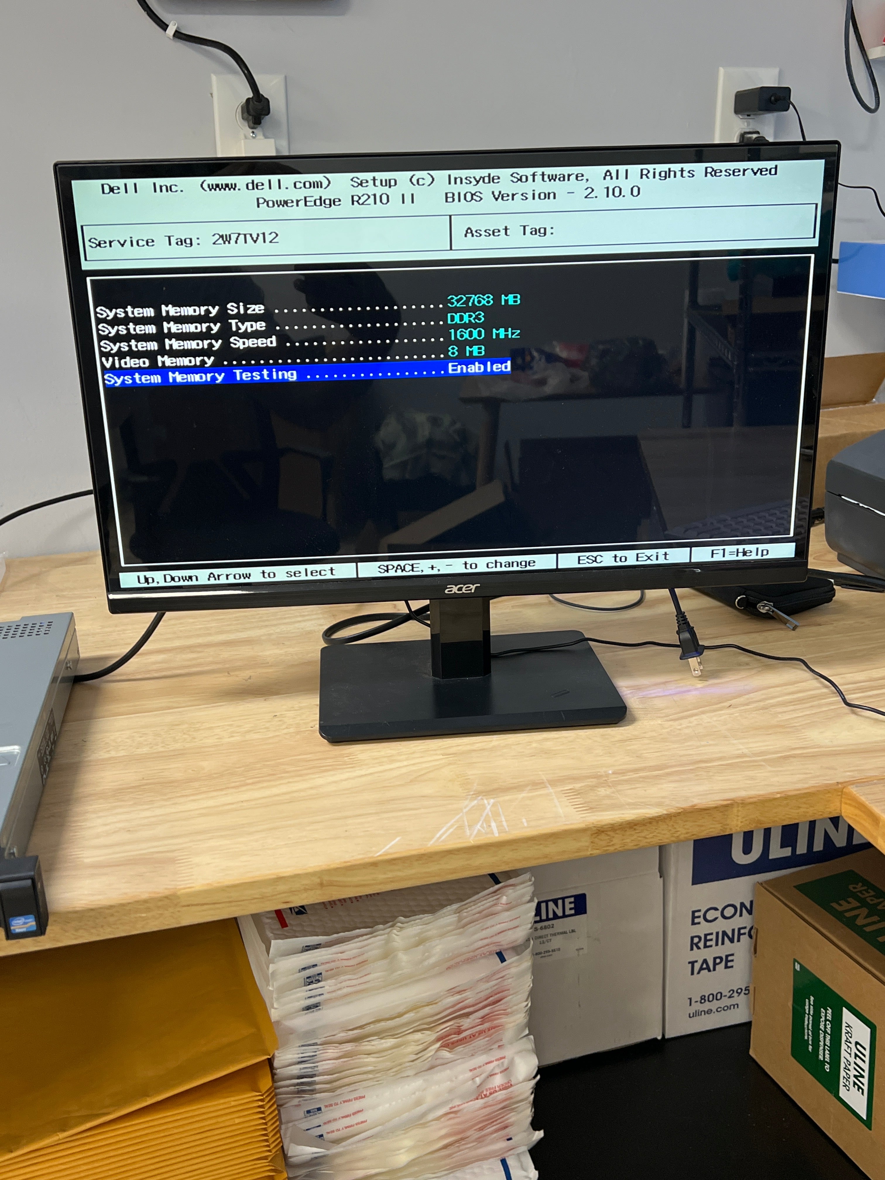 DELL PowerEdge R210 II Xeon E3-1240 v2 @ 3.4GHz 32GB RAM NO HDD