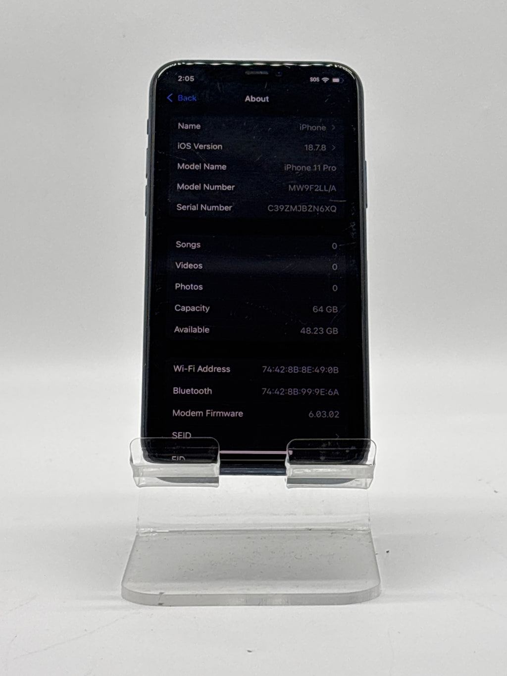AT&T Apple iPhone 11 Pro A2160 64GB - Read