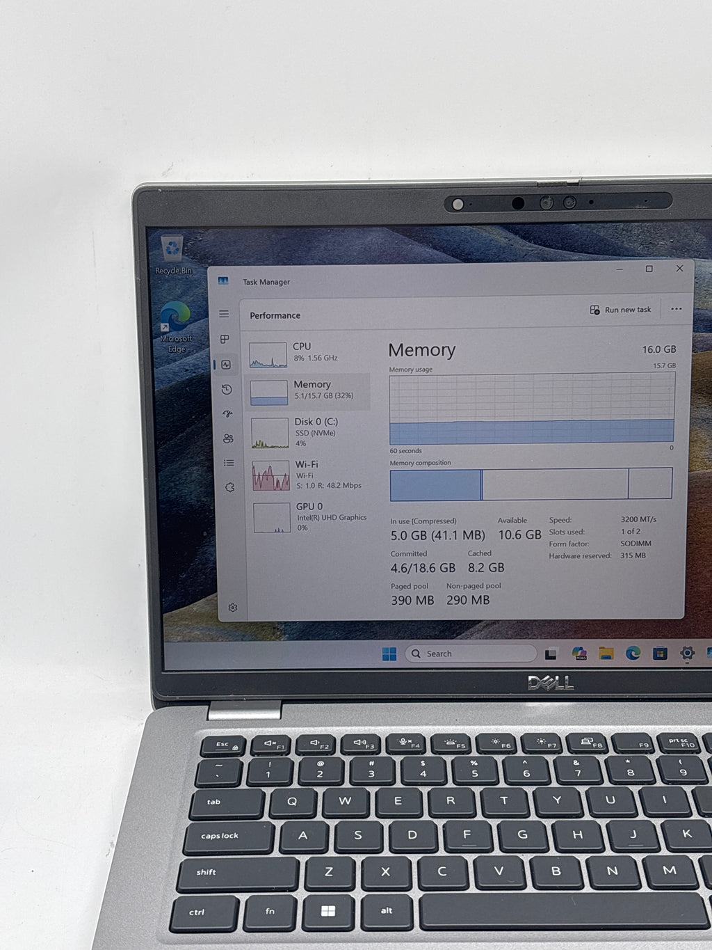 Dell Latitude 5430 14" Core i5-1235U 16GB RAM 256GB SSD Gray - Used
