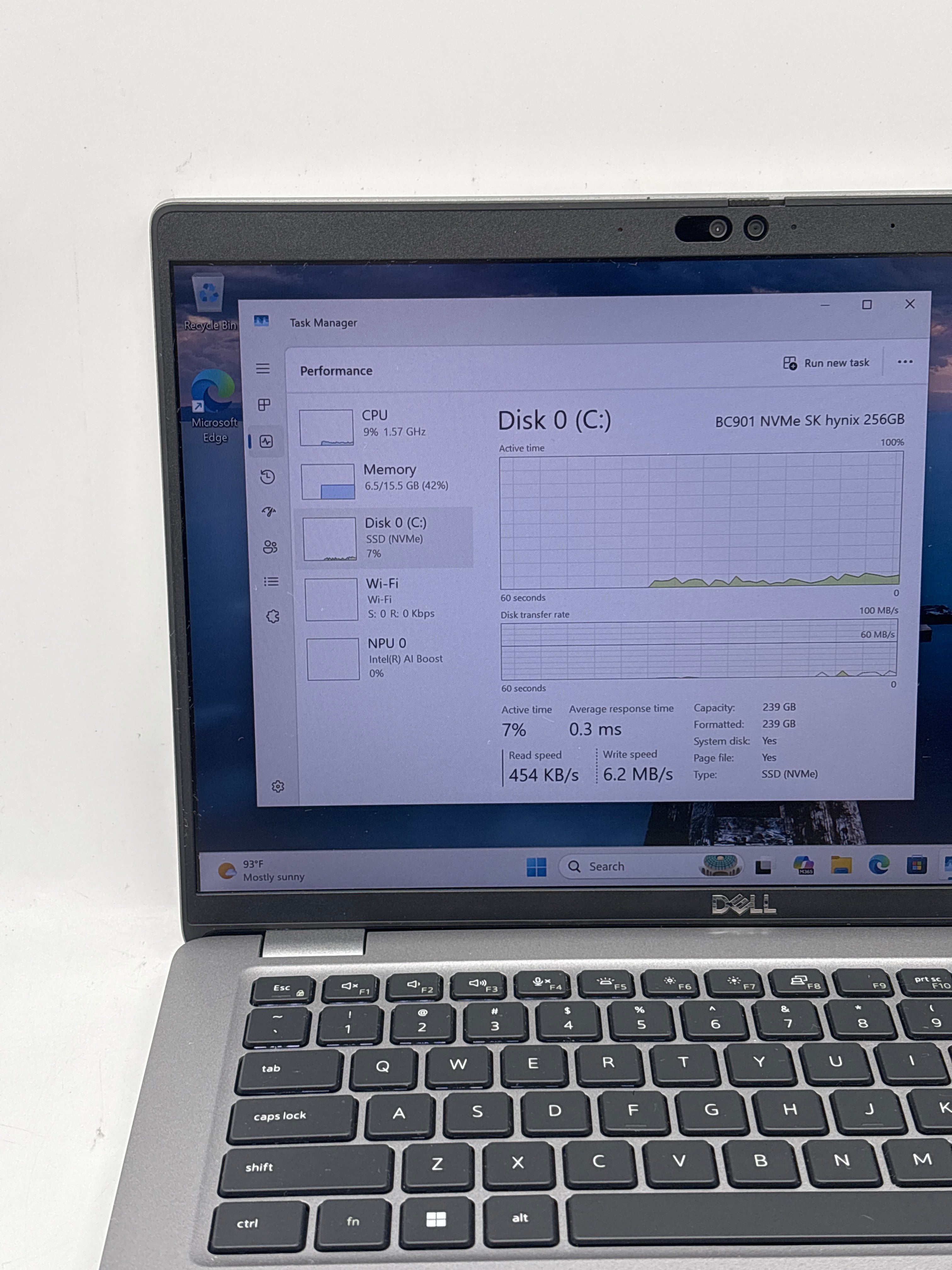 Dell Latitude 5450 14" Core Ultra 5 135U 16GB RAM 256GB SSD Gray - Used