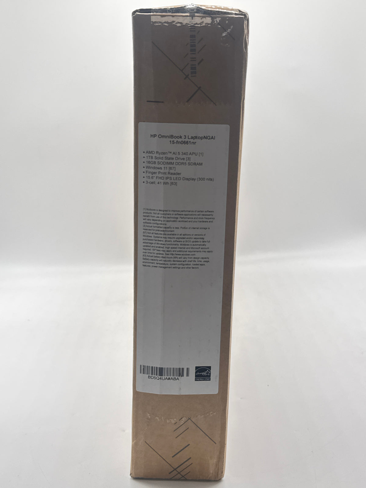 HP OmniBook 3 15-fn0661nr 15.6" Ryzen AI 5 340 16GB RAM 1TB SSD - New