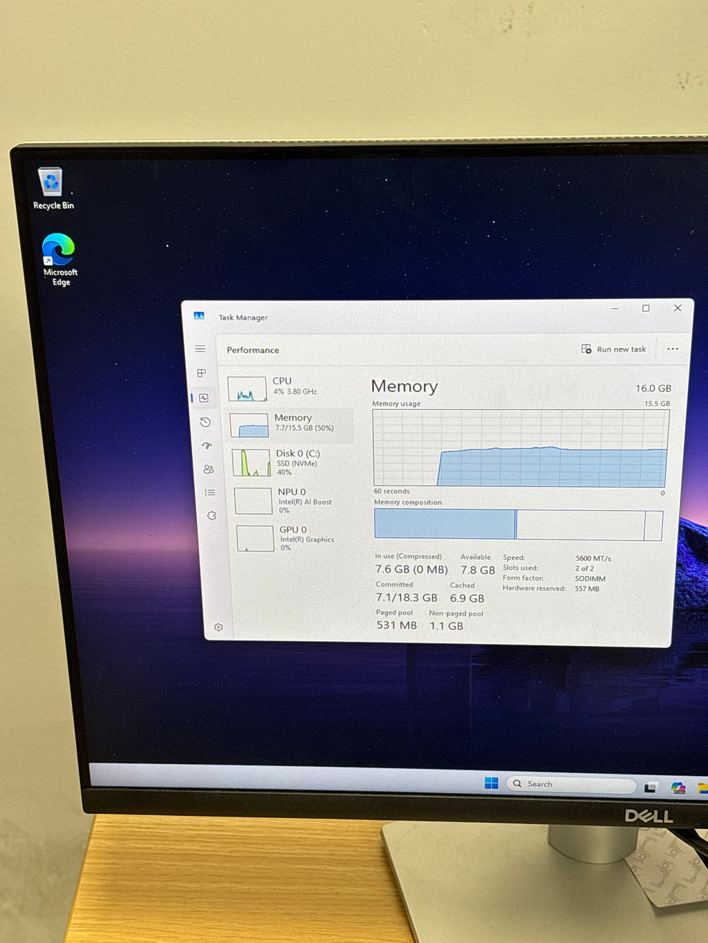 Dell Pro Micro Plus QBM1250 Ultra 5 245T 16GB RAM 256GB SSD - Used