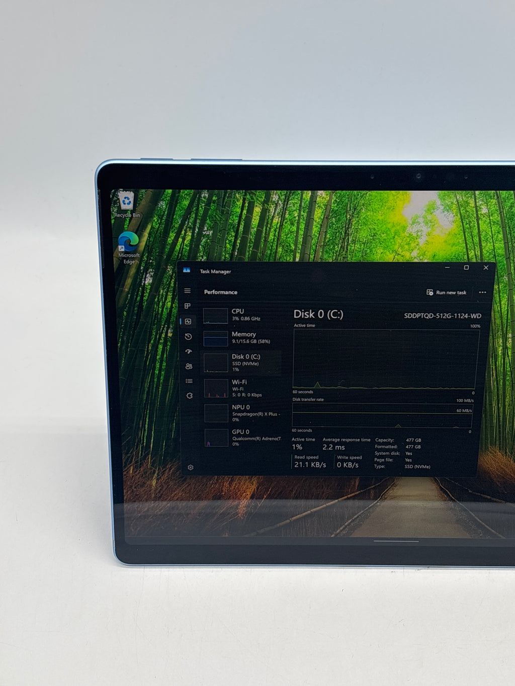 Microsoft Surface Pro 11 2076 Snapdragon X 10-Core 16GB RAM 512GB SSD