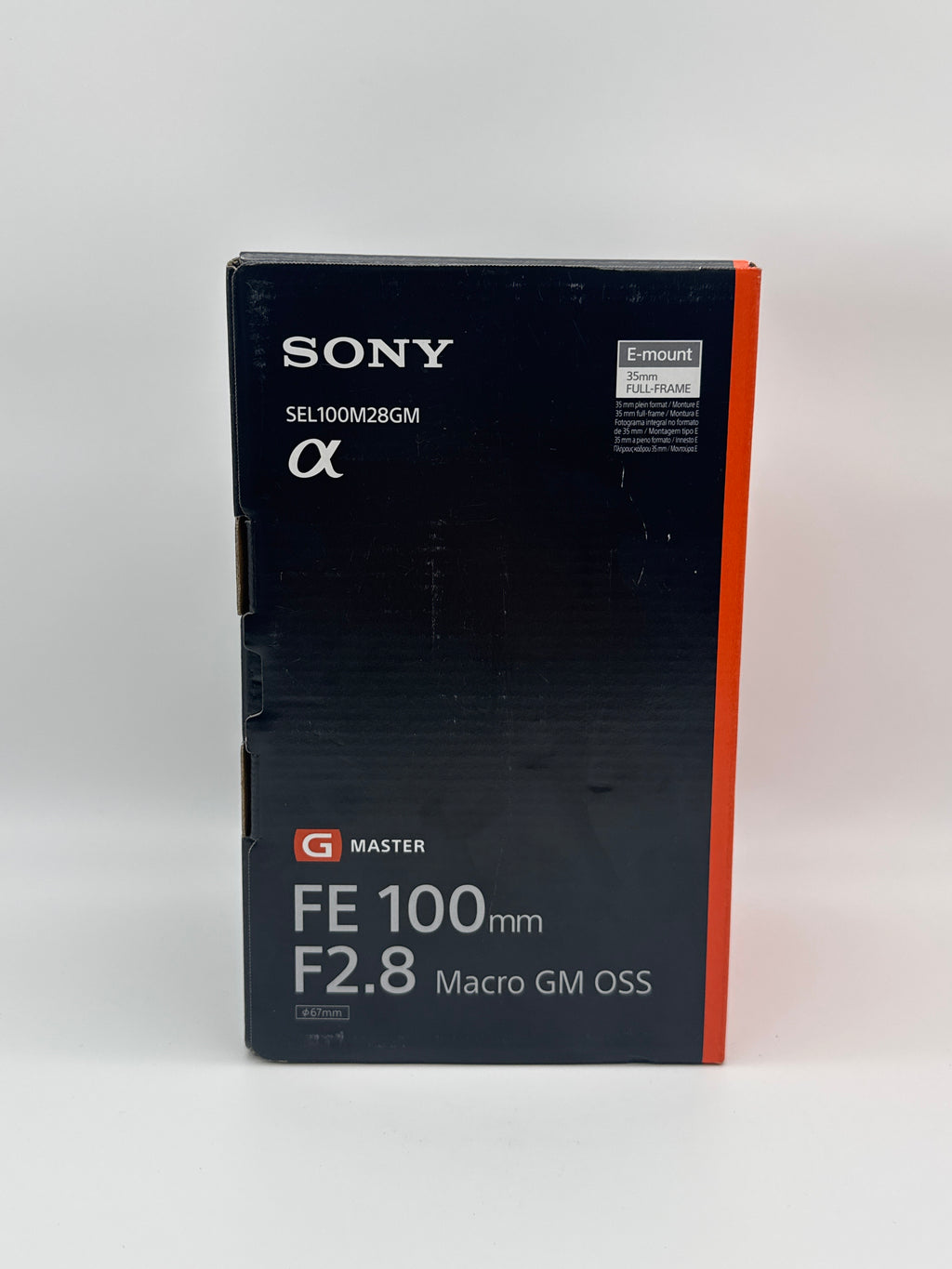 Sony FE 100mm f/2.8 Macro GM SEL100M28GM Prime Sony E Mount - New