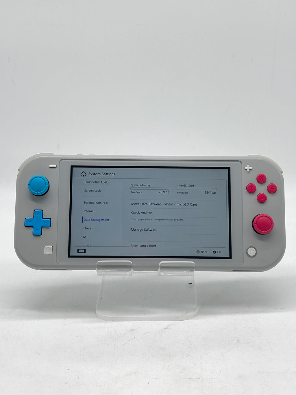 Nintendo Switch lite Zacian Zamazenta HDH-001 Handheld System 32GB+60GB