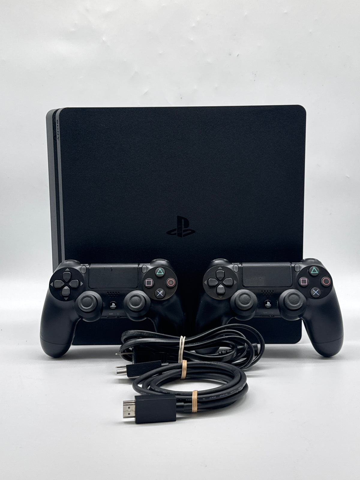 Sony PlayStation 4 Slim CUH-2215B 1TB HDD Black with 2 Controllers - Used