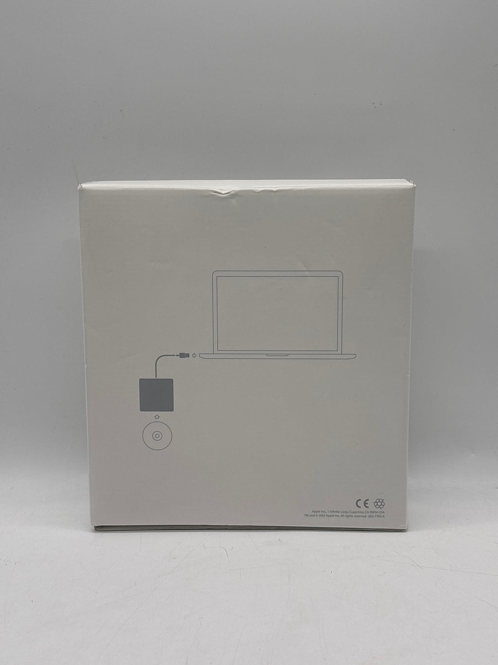 Apple A1379 External USB SuperDrive MD564LL/A Silver