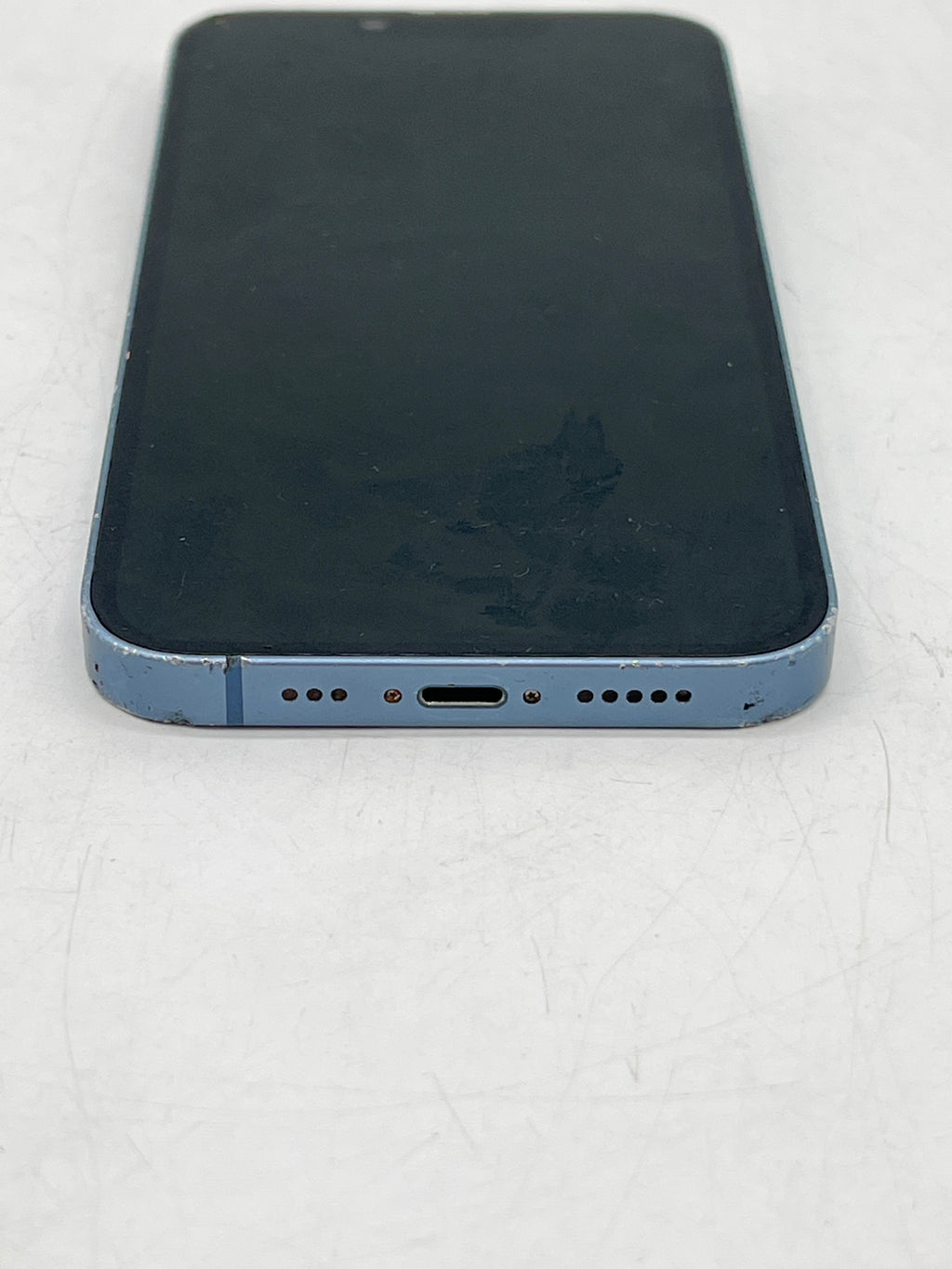 Apple iPhone 14 128 GB T-Mobile Blue  (Cracked back, Bad lcd, No Power)