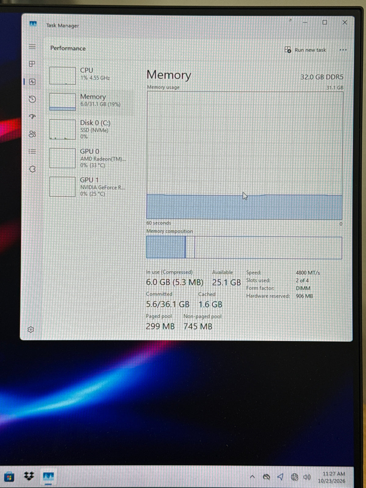 Acer Nitro N60-180 Ryzen 9 7900 32GB RAM 1TB SSD RTX 5070 Desktop - Used
