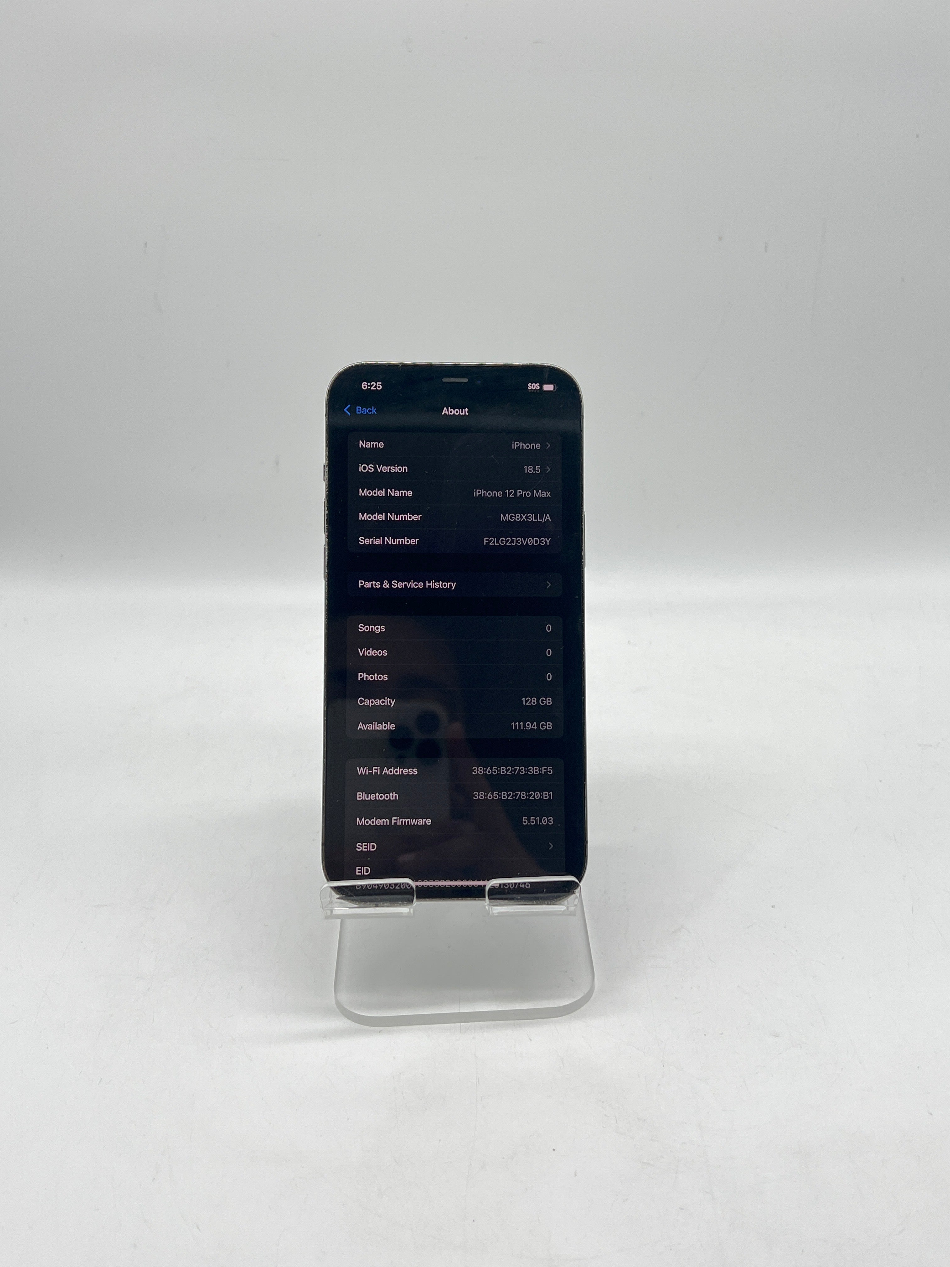 Apple iPhone 12 Pro Max 128GB Gray Unlocked - Service Batt