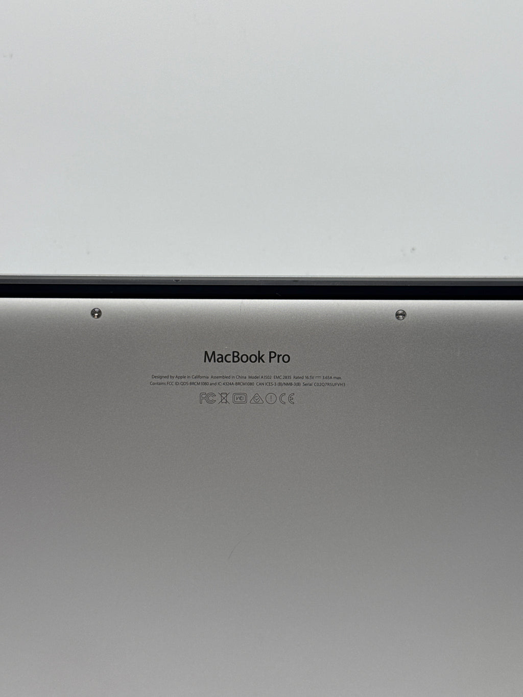 Apple MacBook Pro A1502 13" Intel Core i5 8GB RAM 128GB SSD - Used