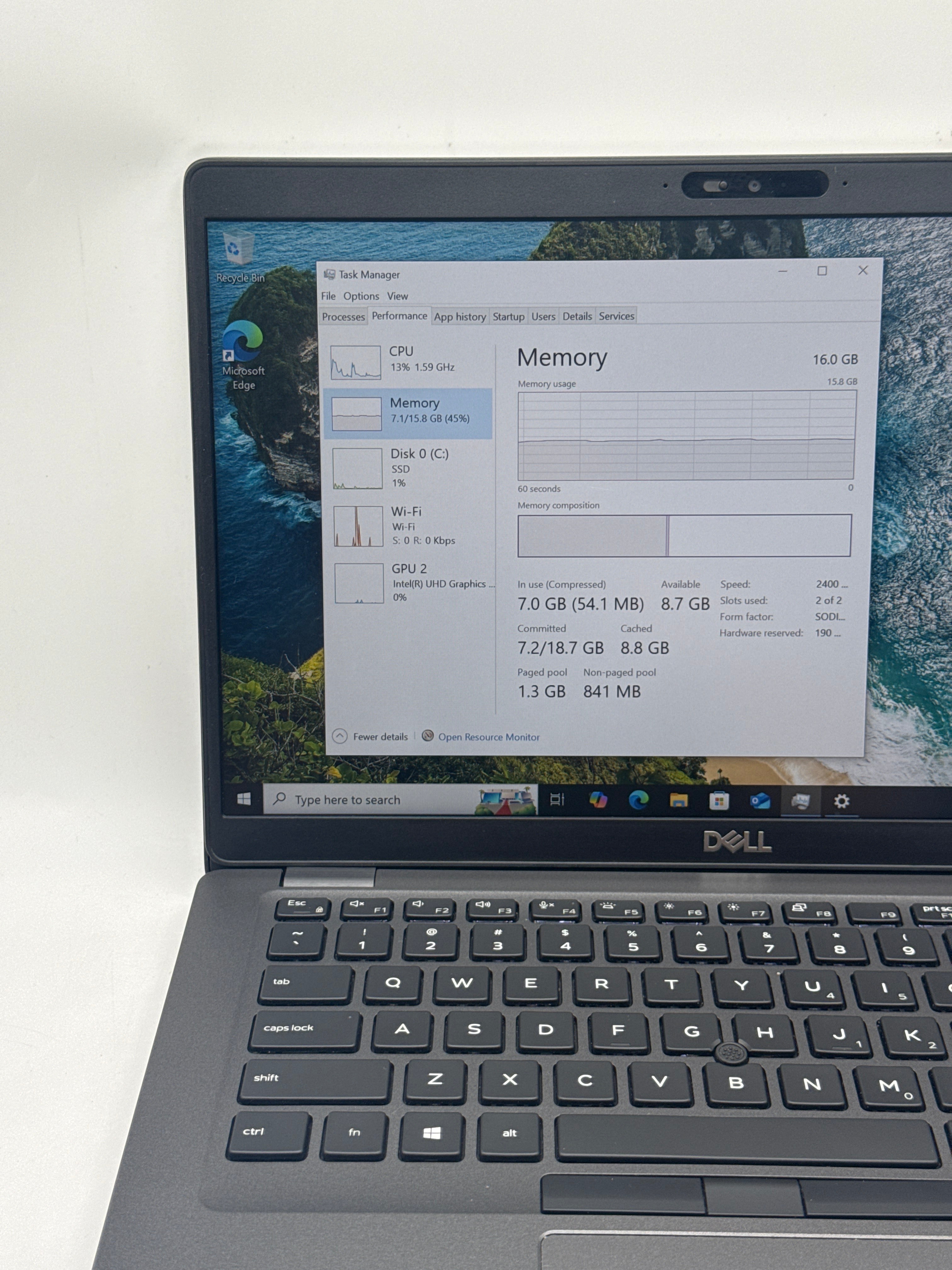 Dell Latitude 5400 i5-8365U 16GB RAM 256GB SSD