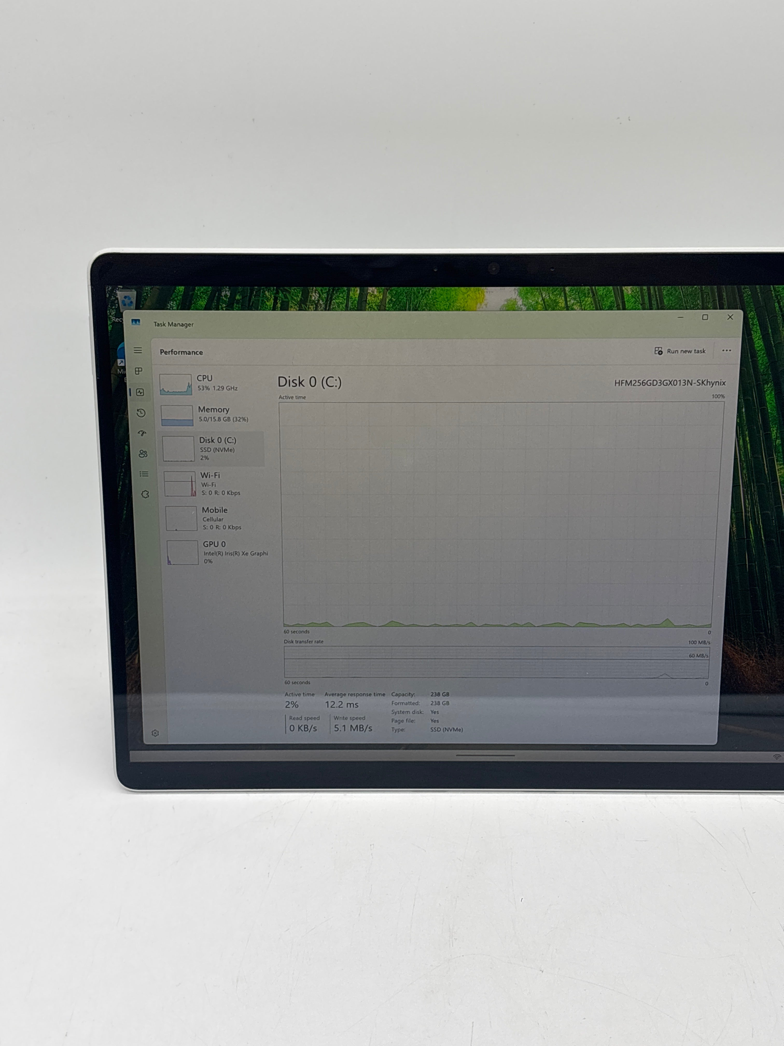 Microsoft Surface Pro 8 1982 i5-1145G7 16GB RAM 256GB