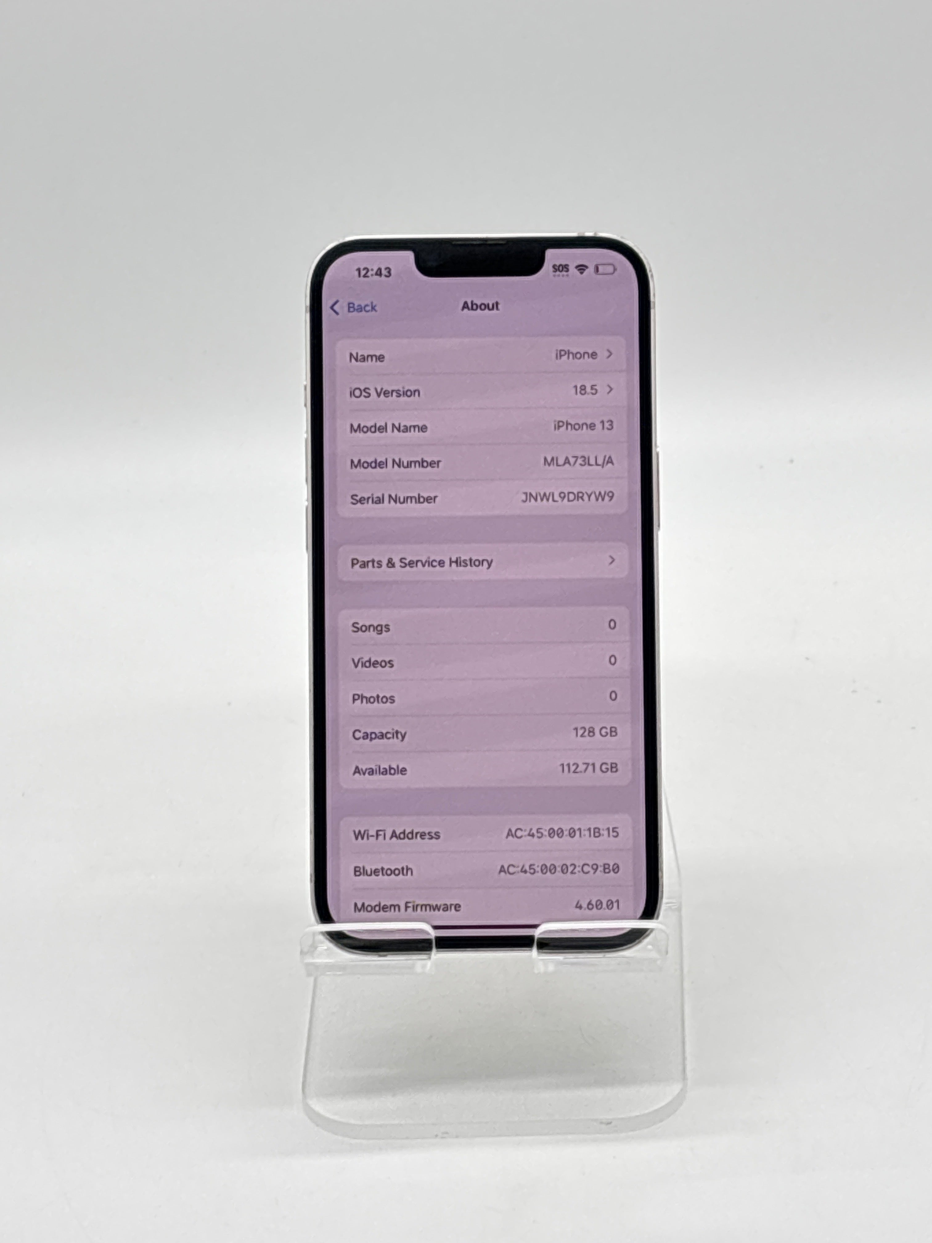 Apple iPhone 13 6.1" 128GB Pink Unlocked Broken