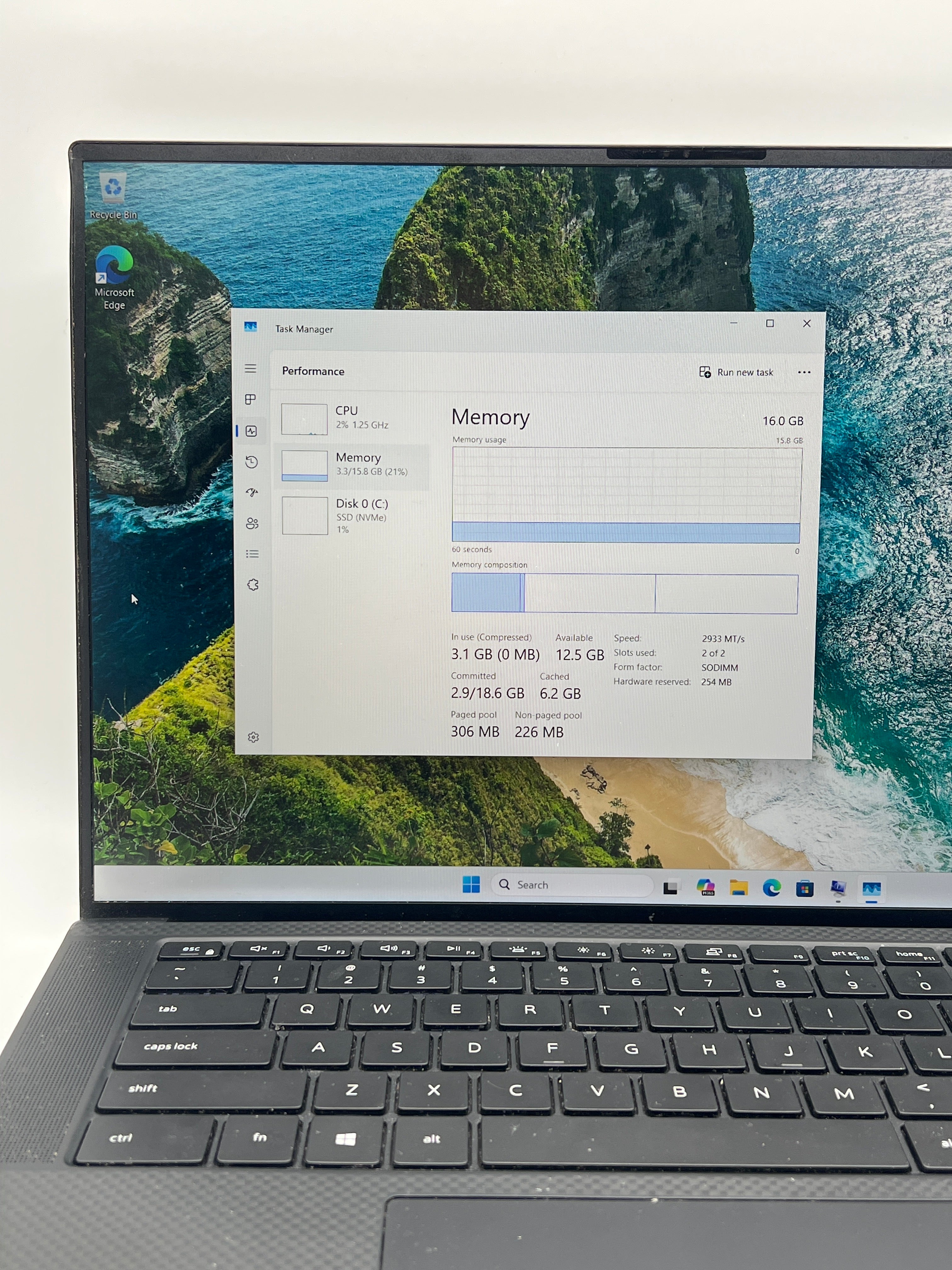 Dell XPS 15 9500 i7-10750H 16GB RAM 512GB SSD Gray - Used