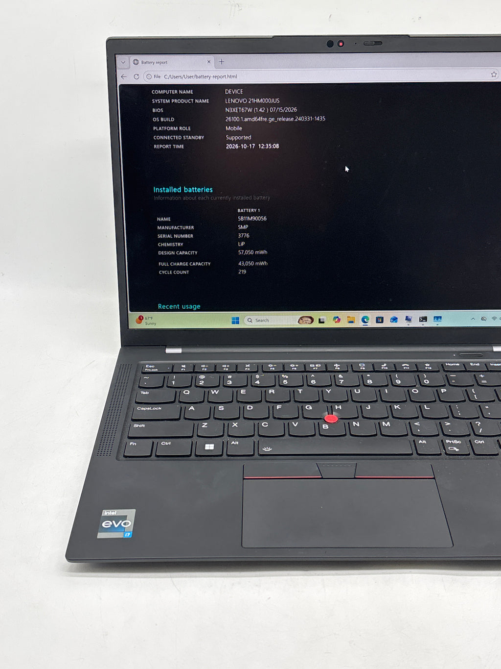 Lenovo ThinkPad X1 Carbon Gen 11 i7-1355U 16GB RAM 512GB SSD 14in - Used