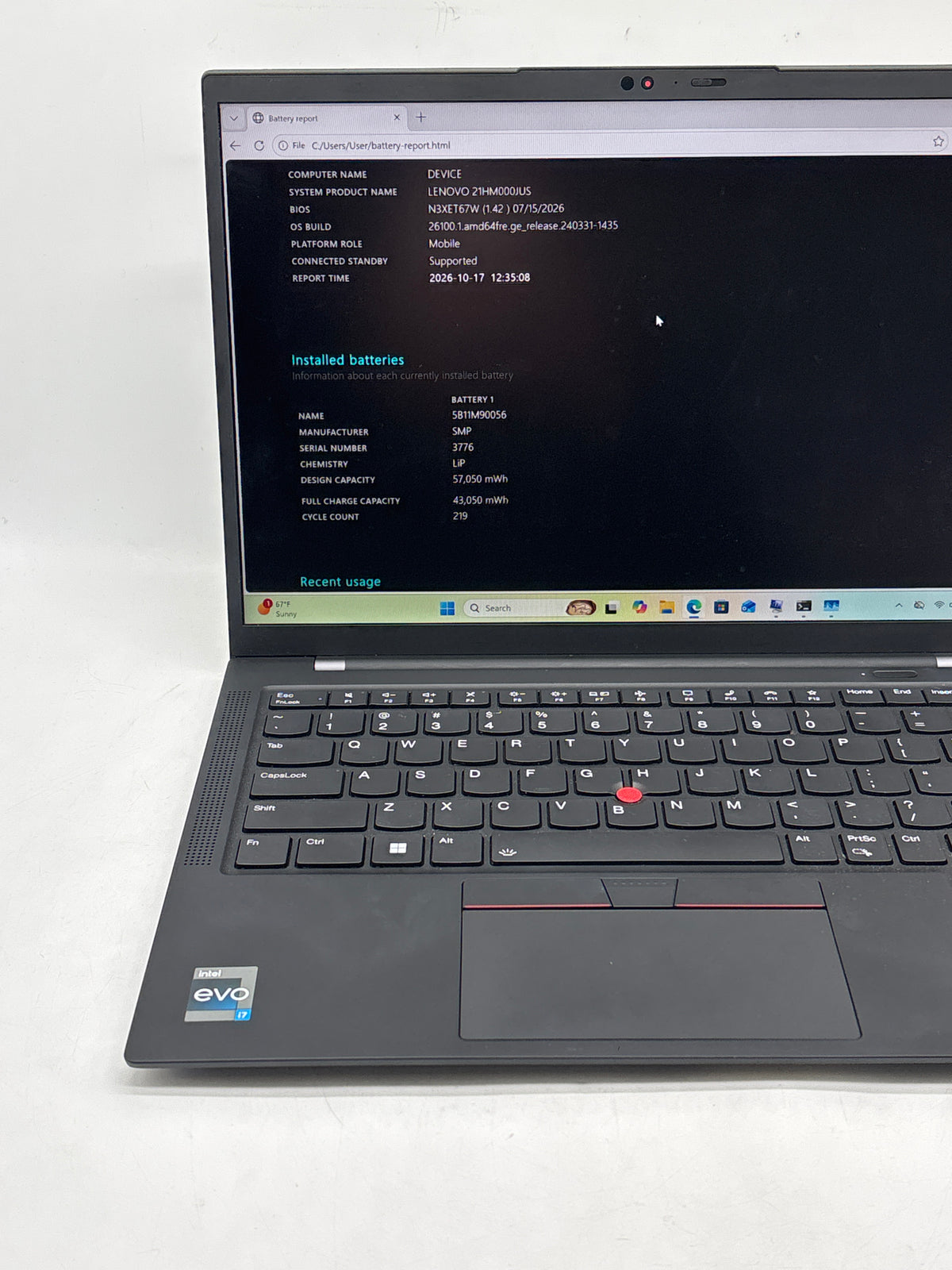Lenovo ThinkPad X1 Carbon Gen 11 i7-1355U 16GB RAM 512GB SSD 14in - Used