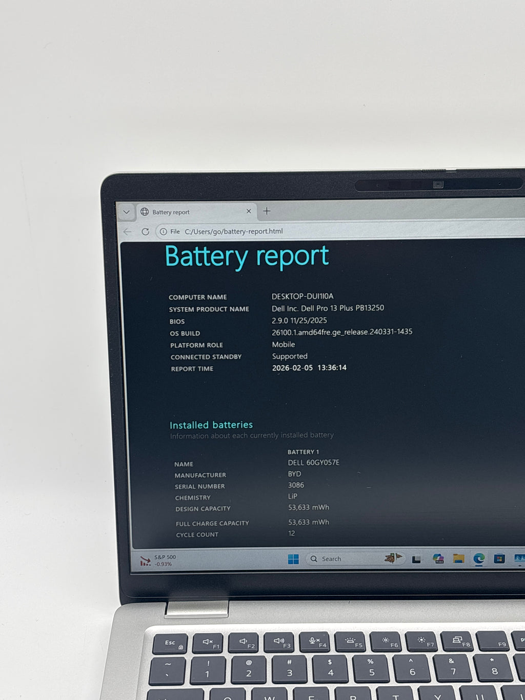 Dell Pro 13 Plus Ultra 5-235U 32GB RAM 512GB SSD - Used (WARRANTY)