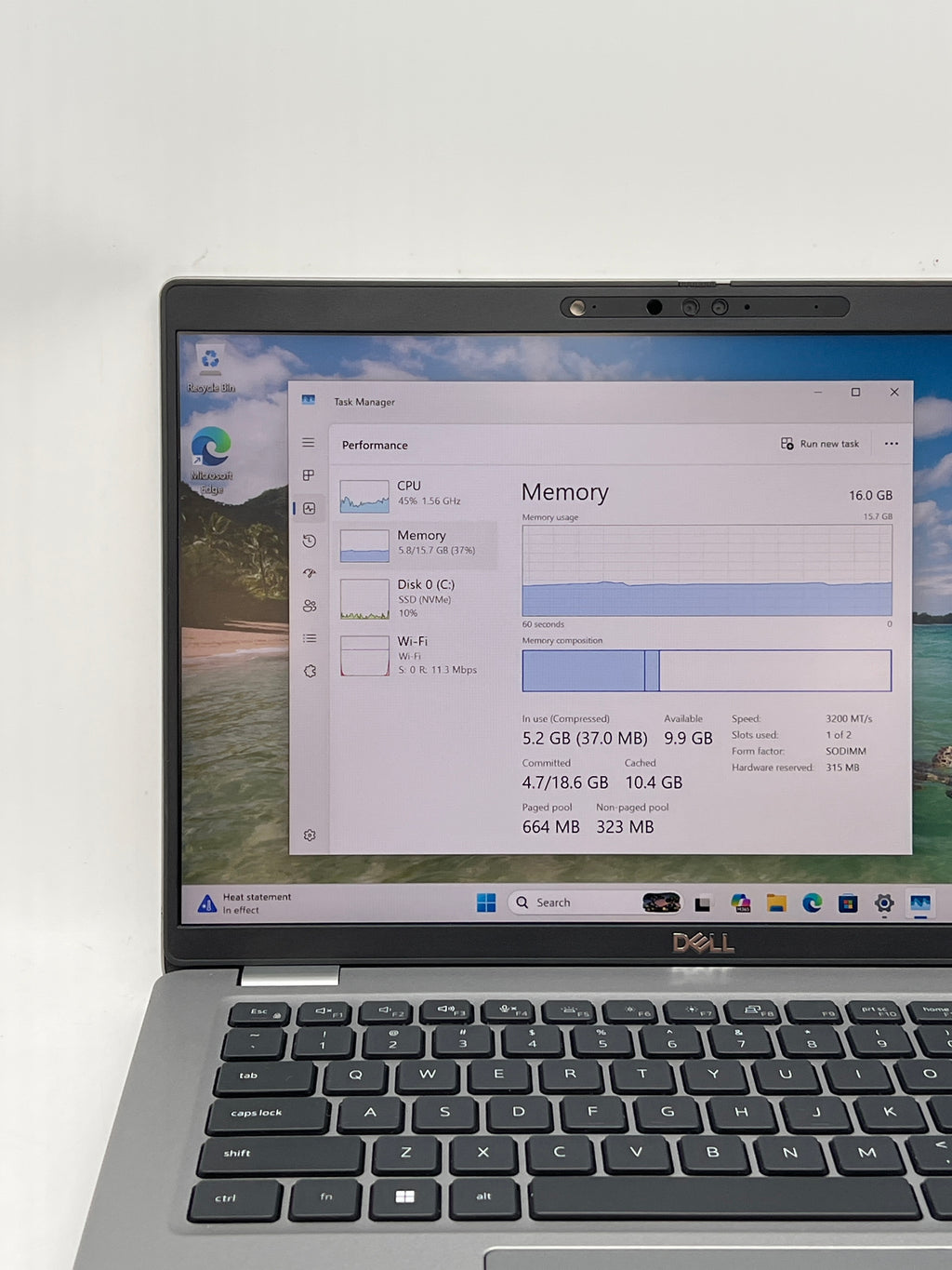 Dell Latitude 5430 14" Intel Core i5-1235U 16GB RAM 256GB SSD - Used