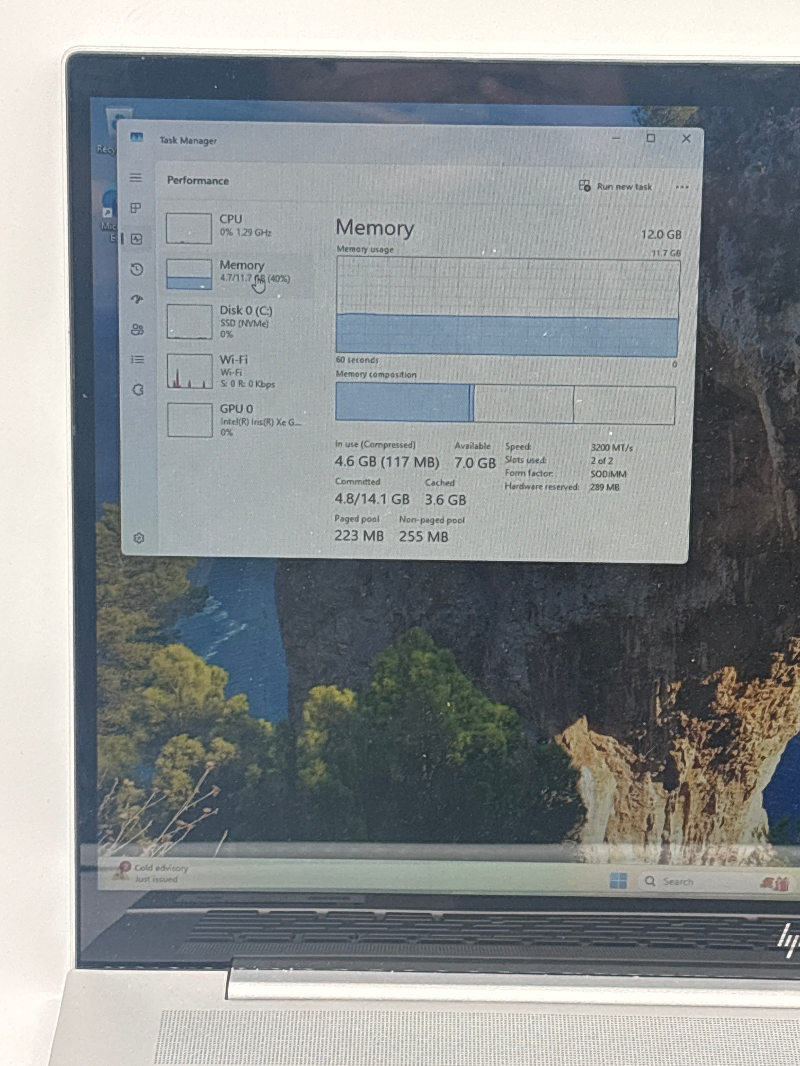 HP Envy Laptop 17-cr0013dx i7-1260P 12GB RAM 512GB SSD Silver - Used