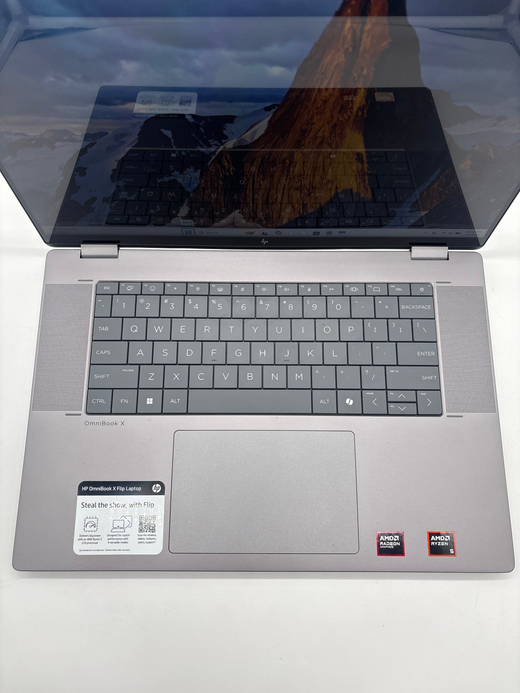 HP Omnibook X Flip 16-be0003dx AMD Ryzen 5 220 8GB RAM 512GB SSD
