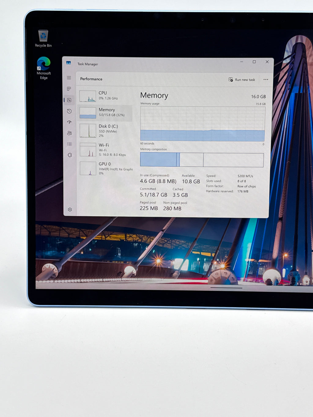 Microsoft Surface Pro 9 i7 1255U 16GB RAM 256GB