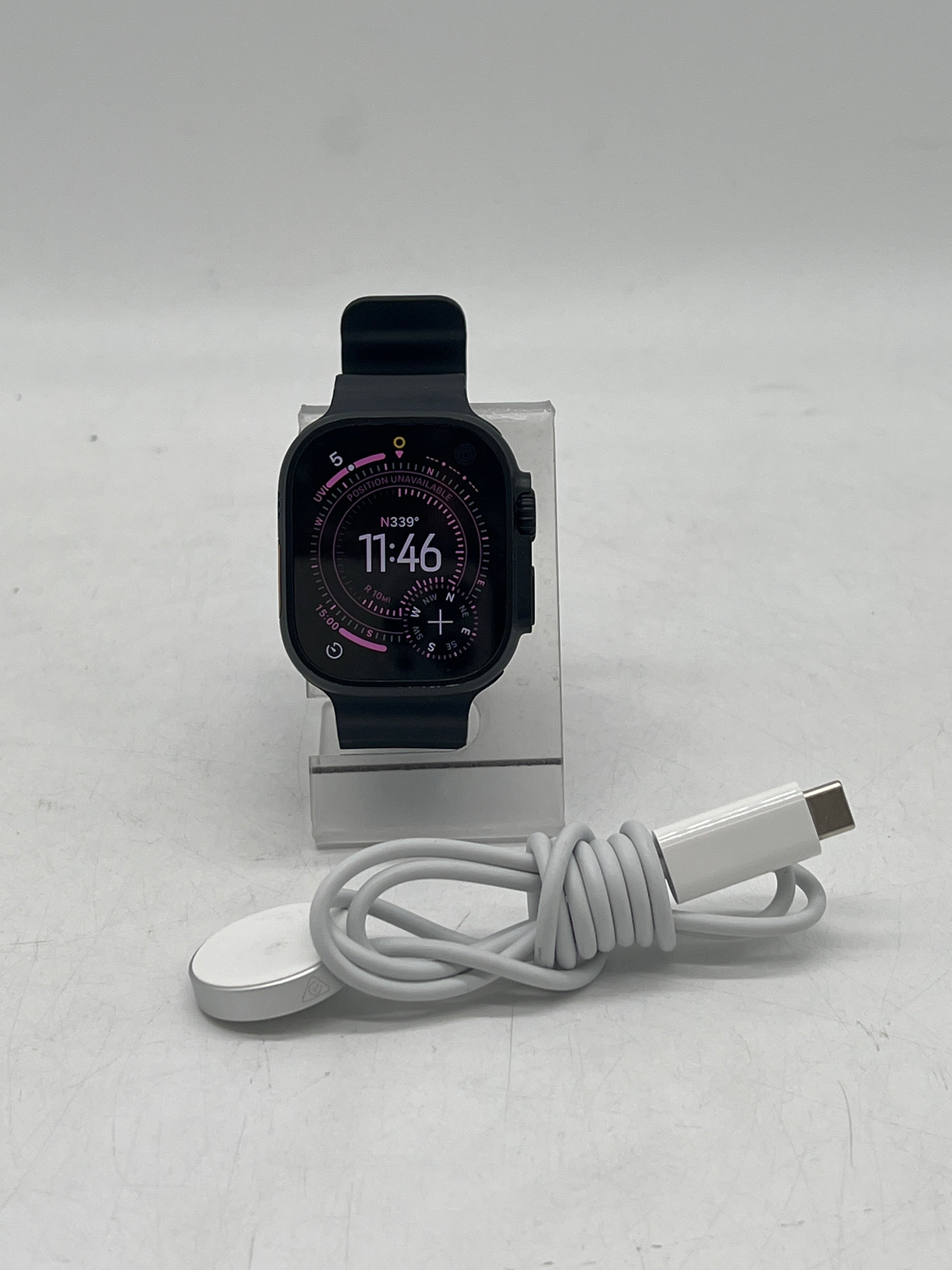Apple Watch Ultra 3 A3281 Black Cellular MF0J4LW/A w/ Ocean Band - Used