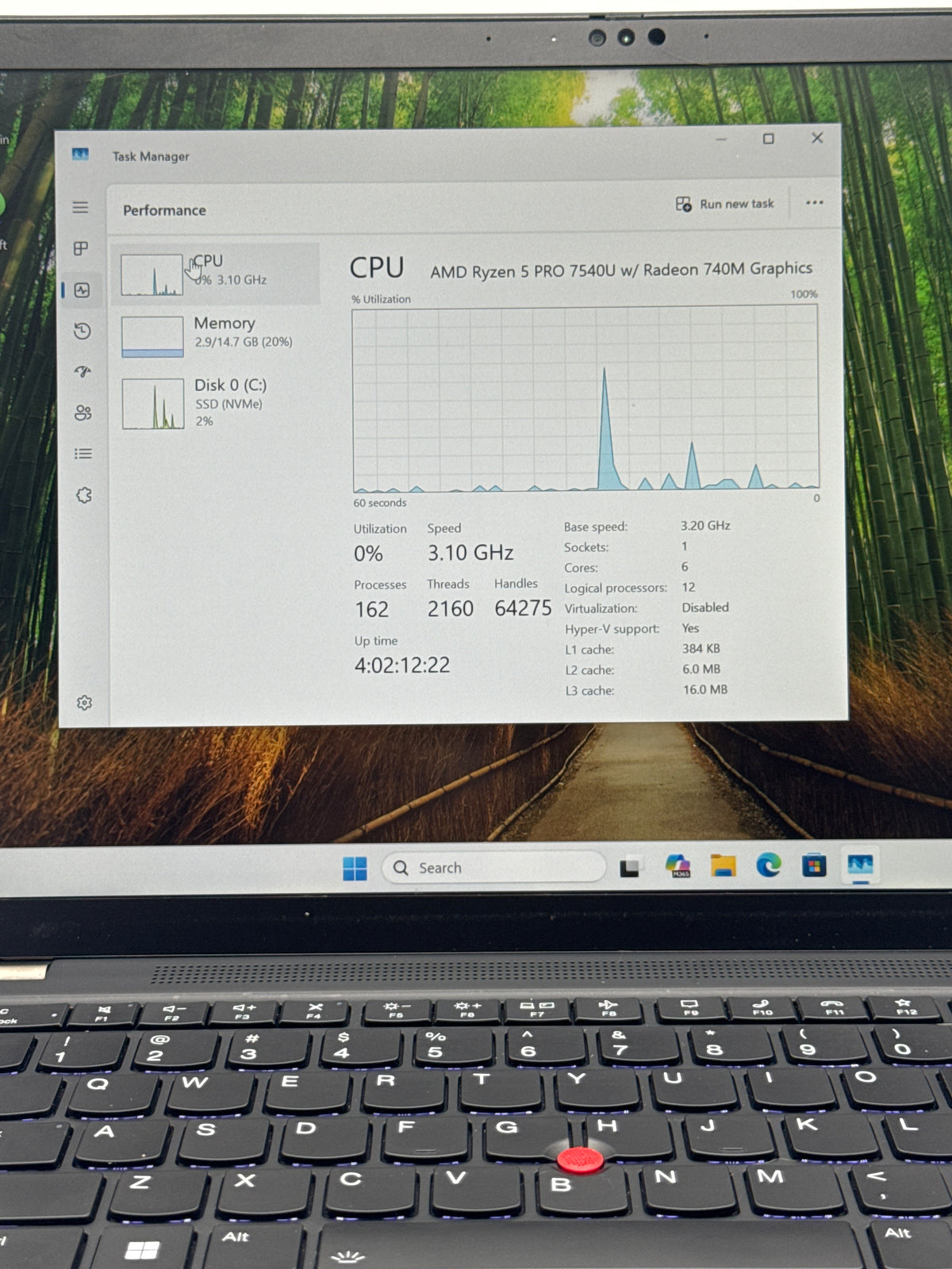 Lenovo ThinkPad T14s Gen 4 14" AMD Ryzen 5 PRO 7540U 16GB RAM 512GB SSD Black - Bios Locked