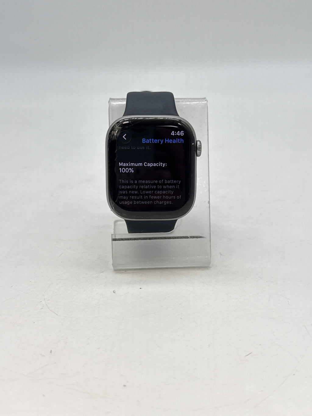 Apple Watch Series 11 46mm GPS A3333 Black - Cracked Screen