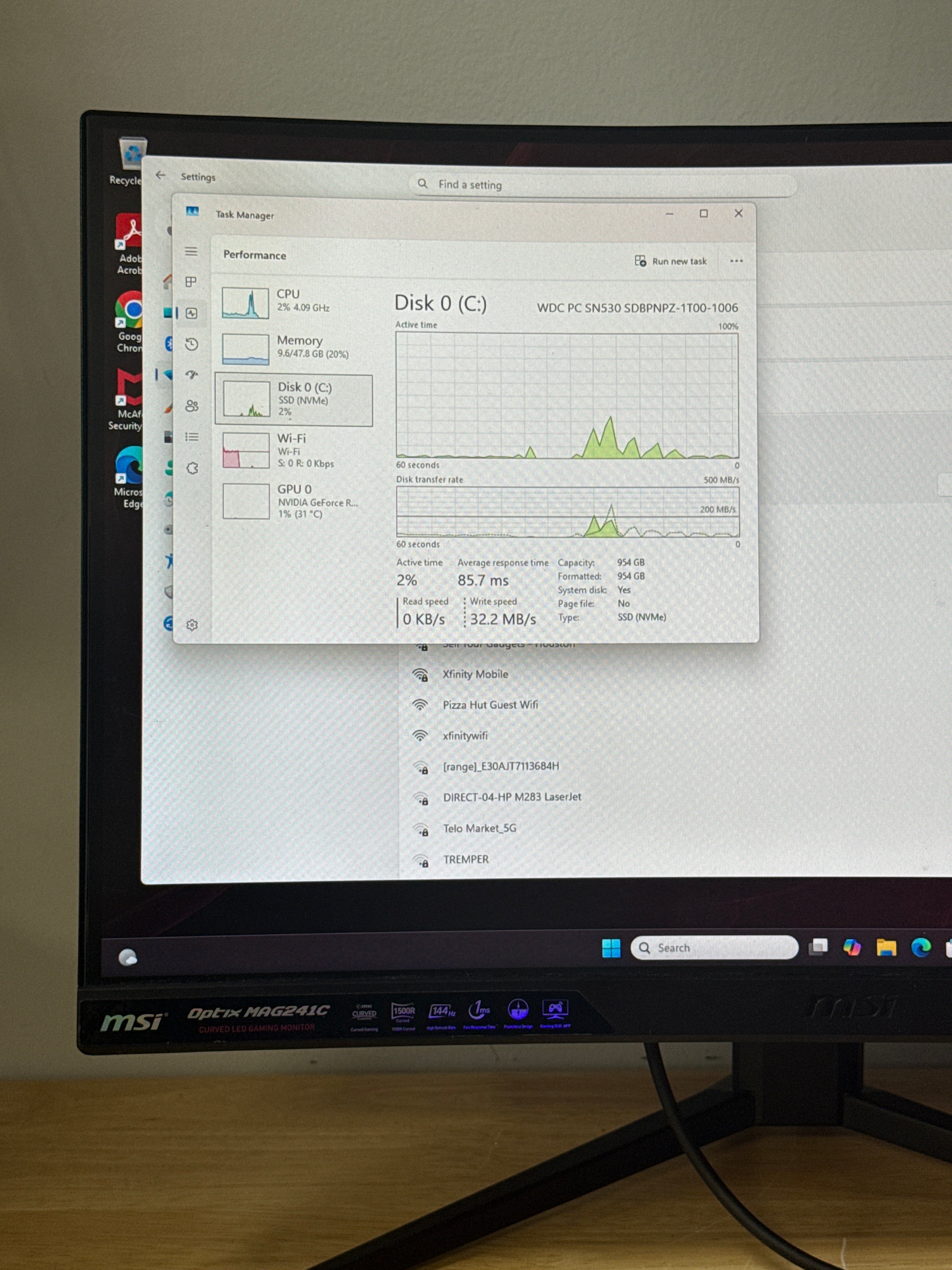 HP Omen 30L Ryzen 5 5600G 48GB RAM 1TB SSD RTX 3060 - Used