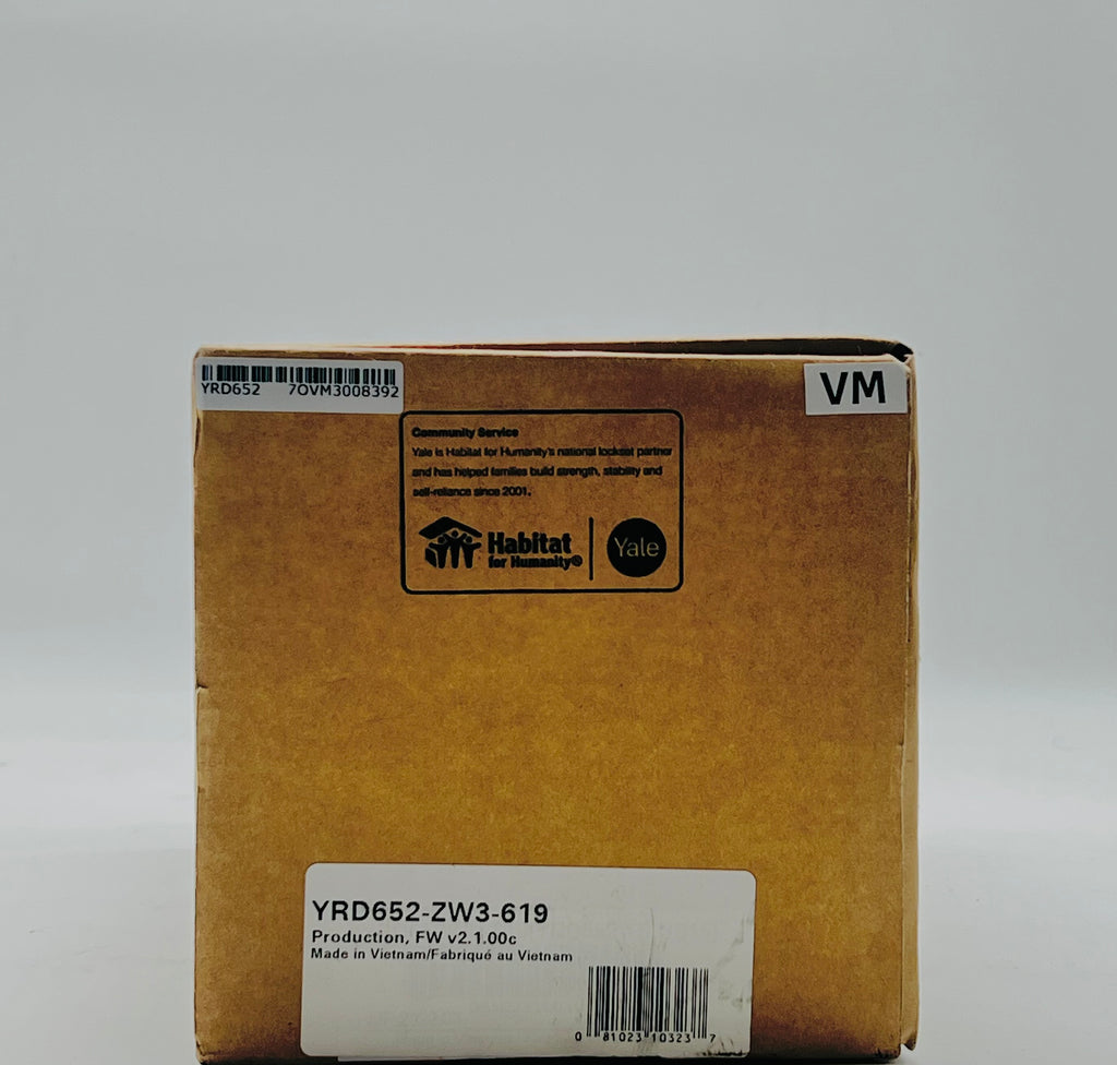Yale Assure YRD652-ZW3-619 SL Electronic Keyless Door Lock - New Open Box