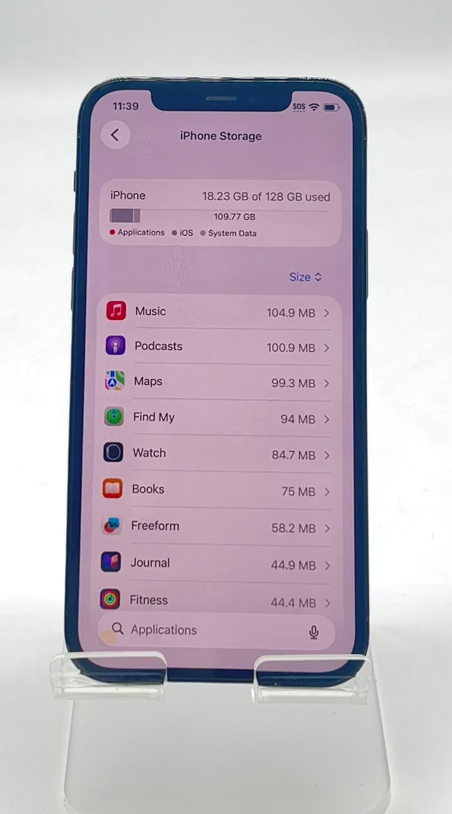 Apple iPhone 12 Pro 128GB Blue Unlocked - For Parts(Shattered Rear Glass)